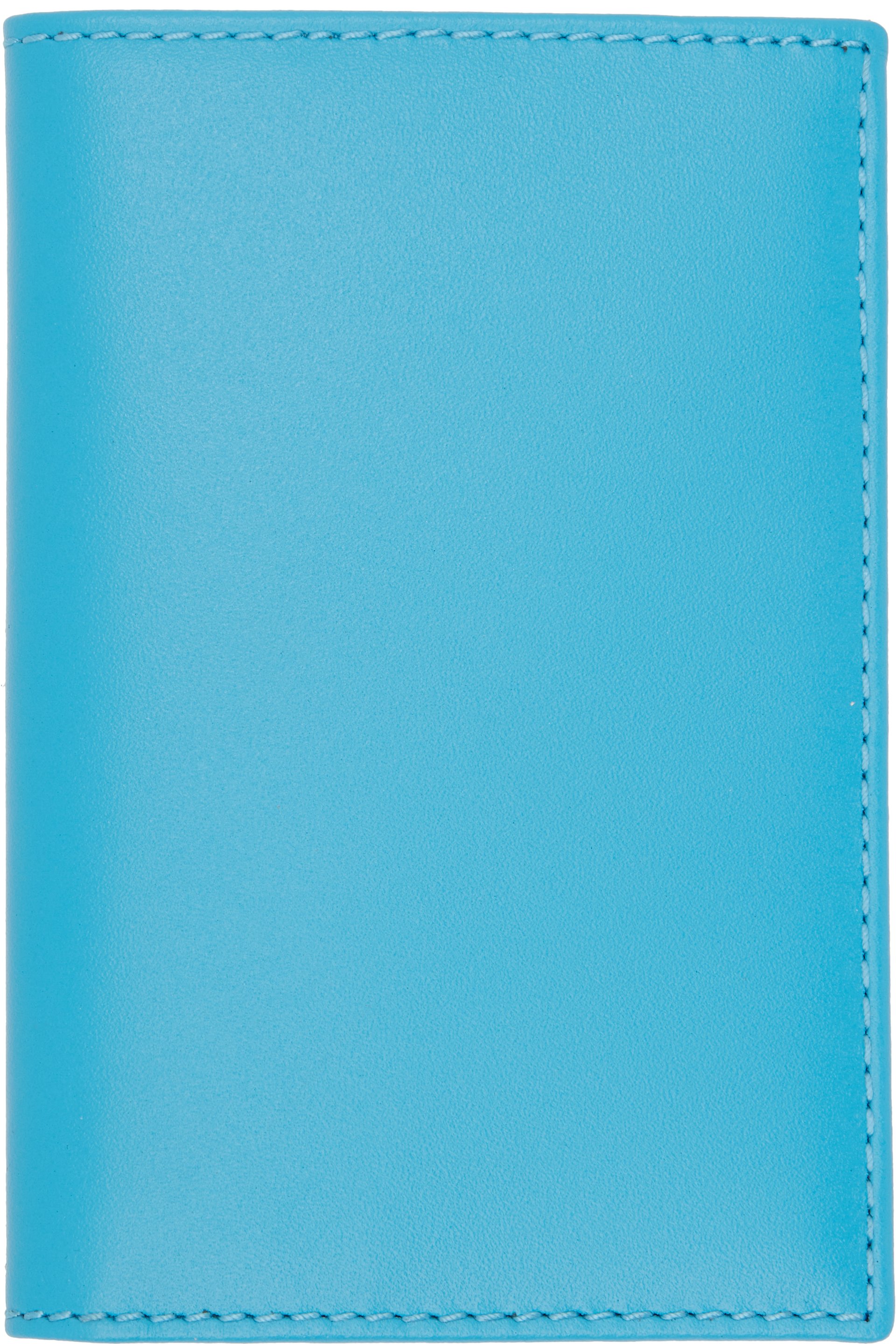 COMME des GARÇONS WALLETS - Blue Classic Leather Line Card Holder