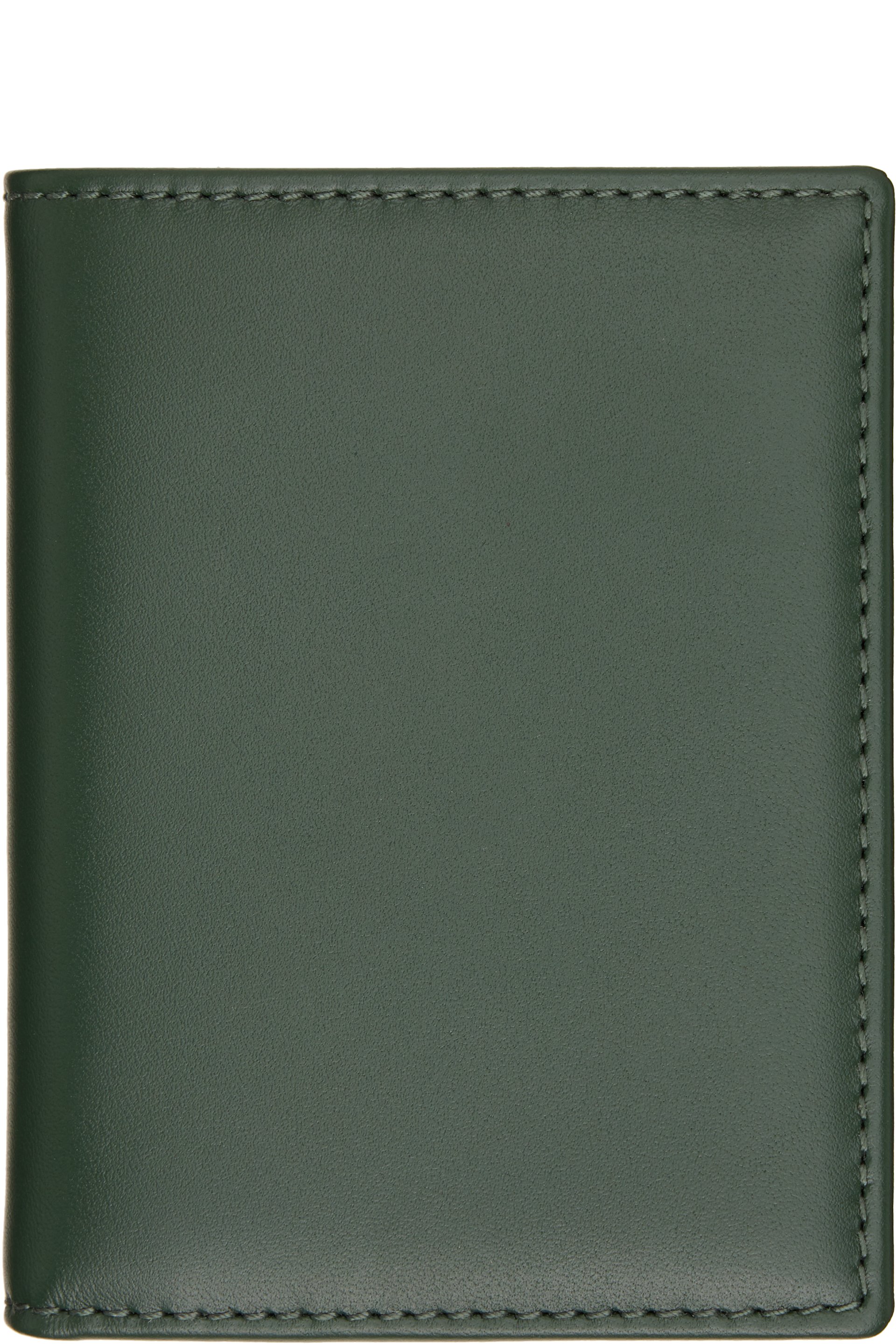 COMME des GARÇONS WALLETS - Green Classic Leather Card Holder