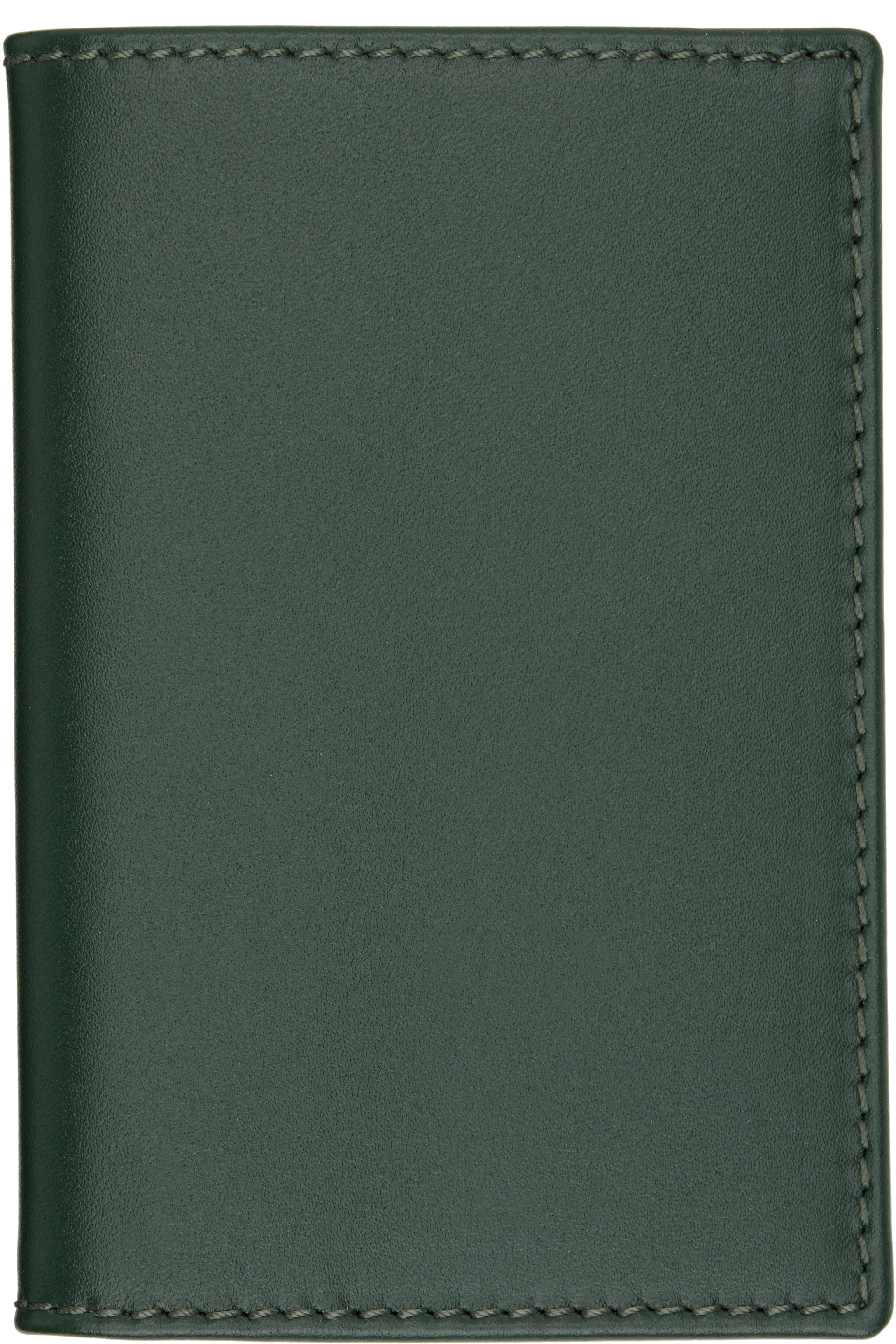 COMME des GARÇONS WALLETS - Green Classic Leather Line Card Holder