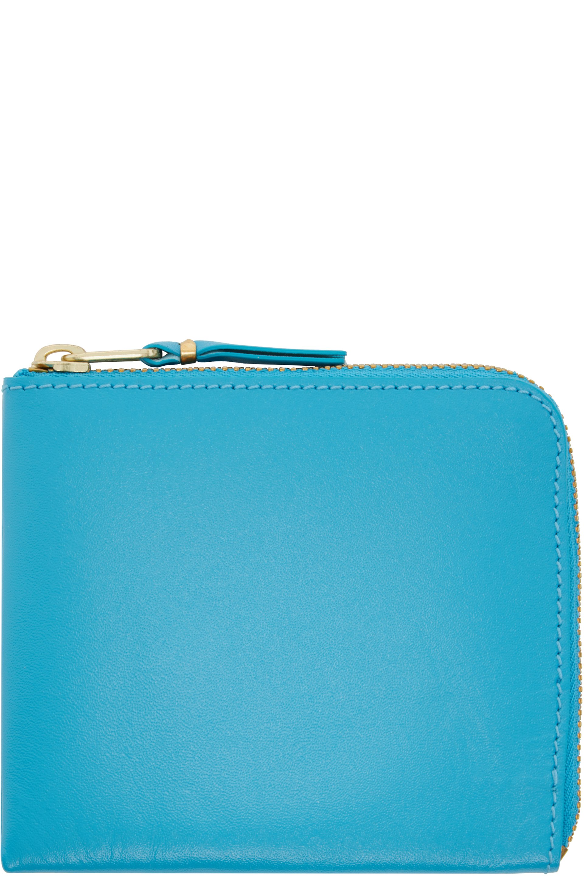 COMME des GARÇONS WALLETS - Blue Classic Leather Wallet
