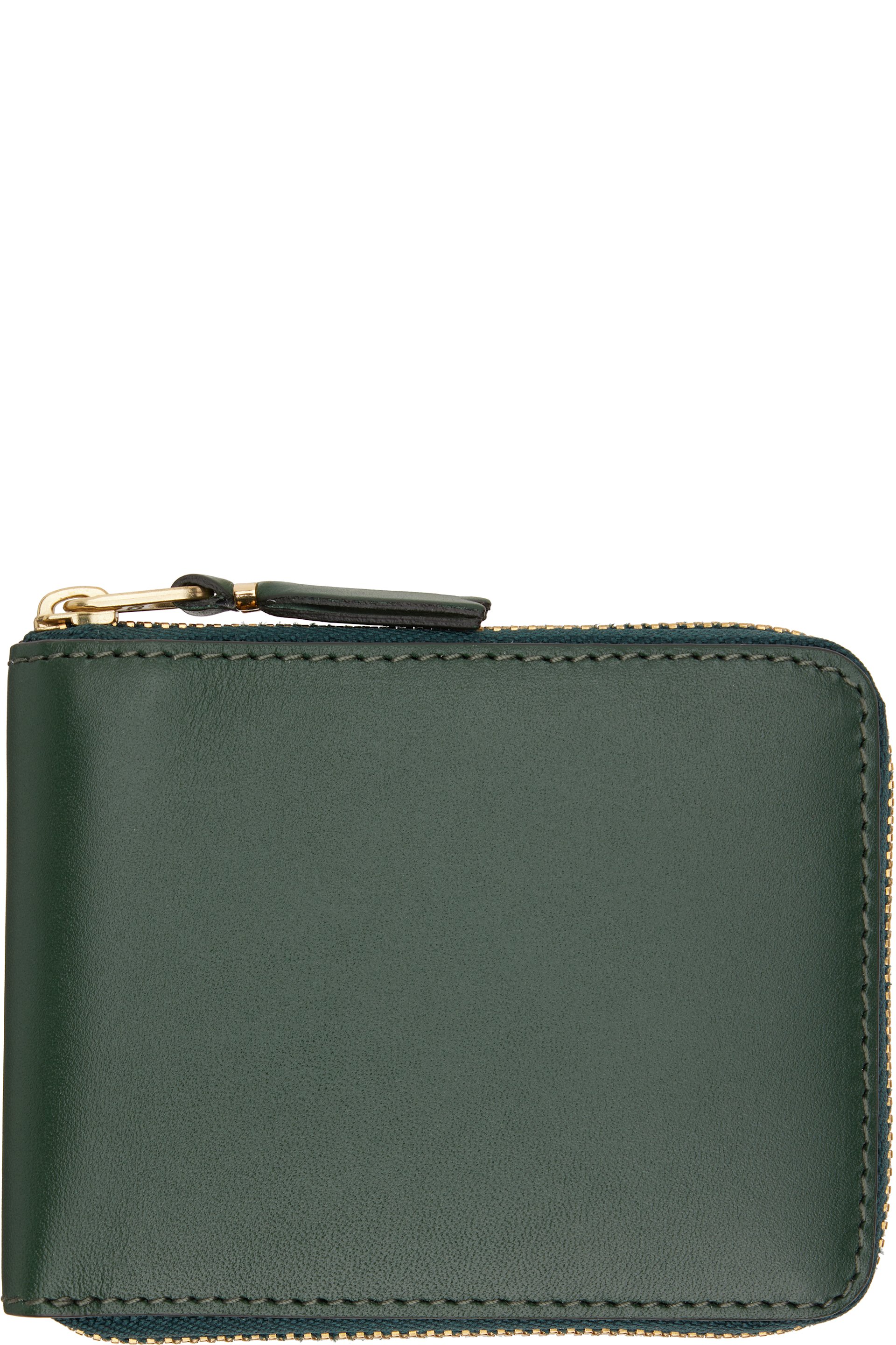 COMME des GARÇONS WALLETS - Green Classic Leather Line Wallet