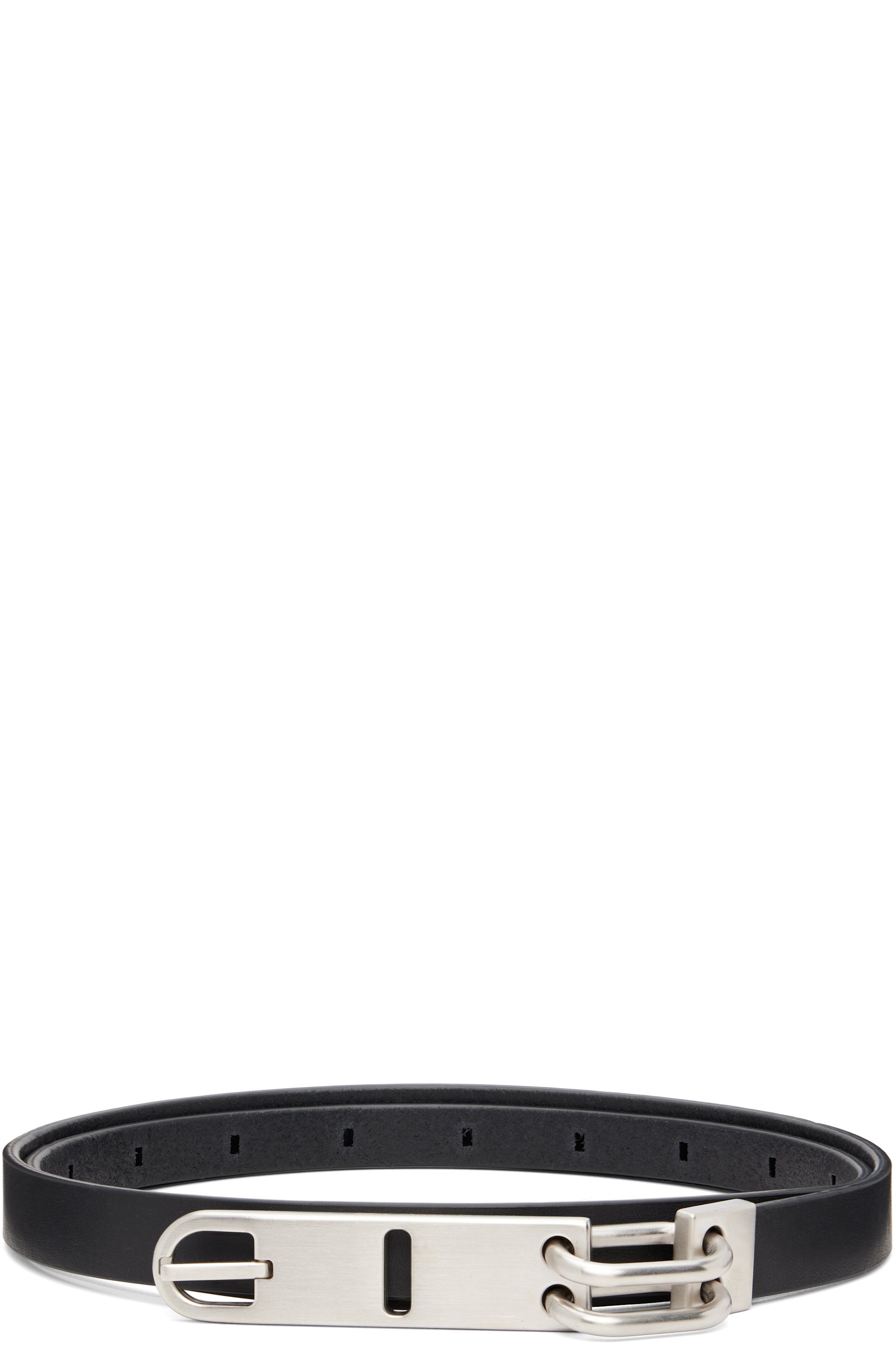 Rick Owens - Black Tower Tongue Belt