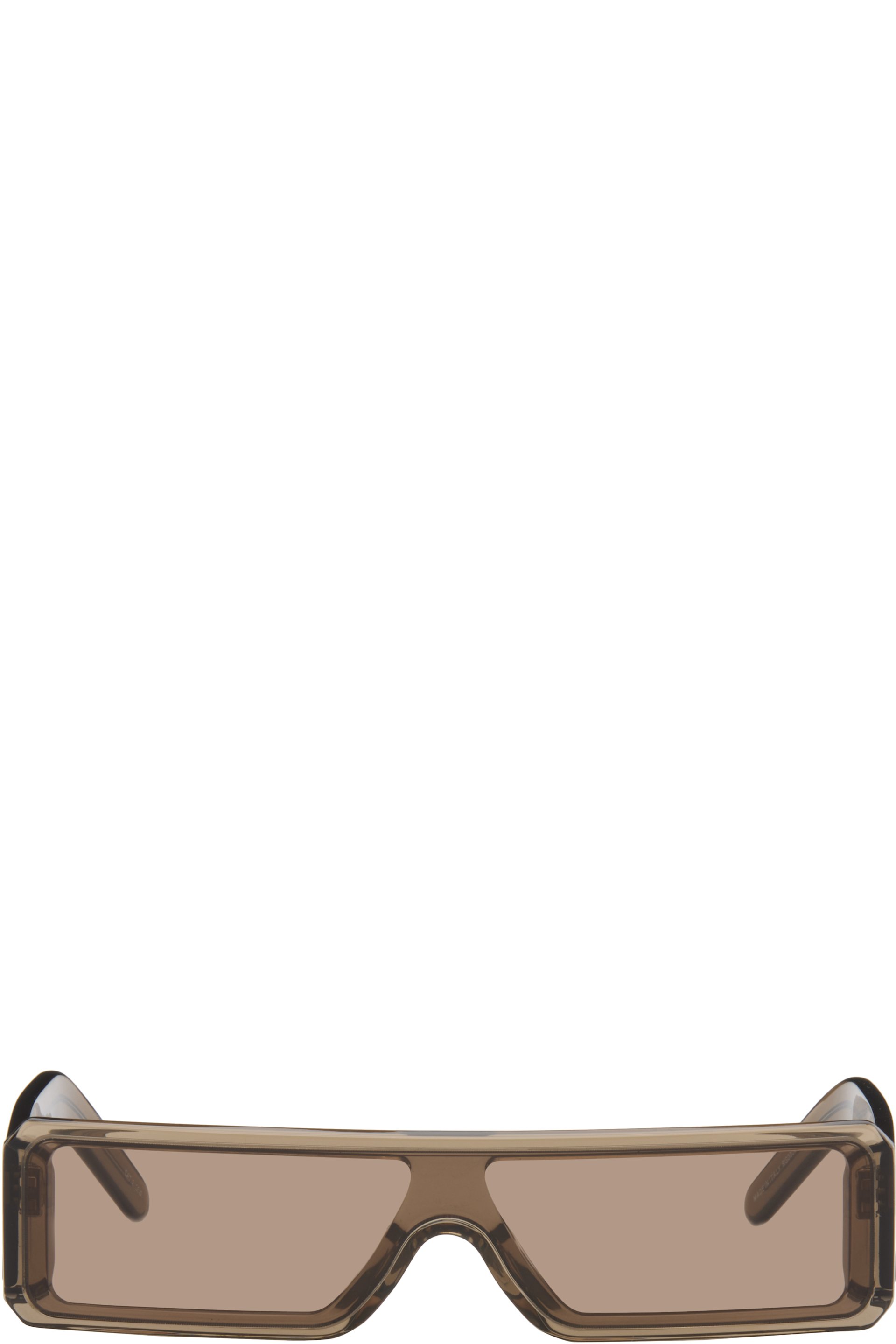Rick Owens - Brown Tower Geth Sunglasses