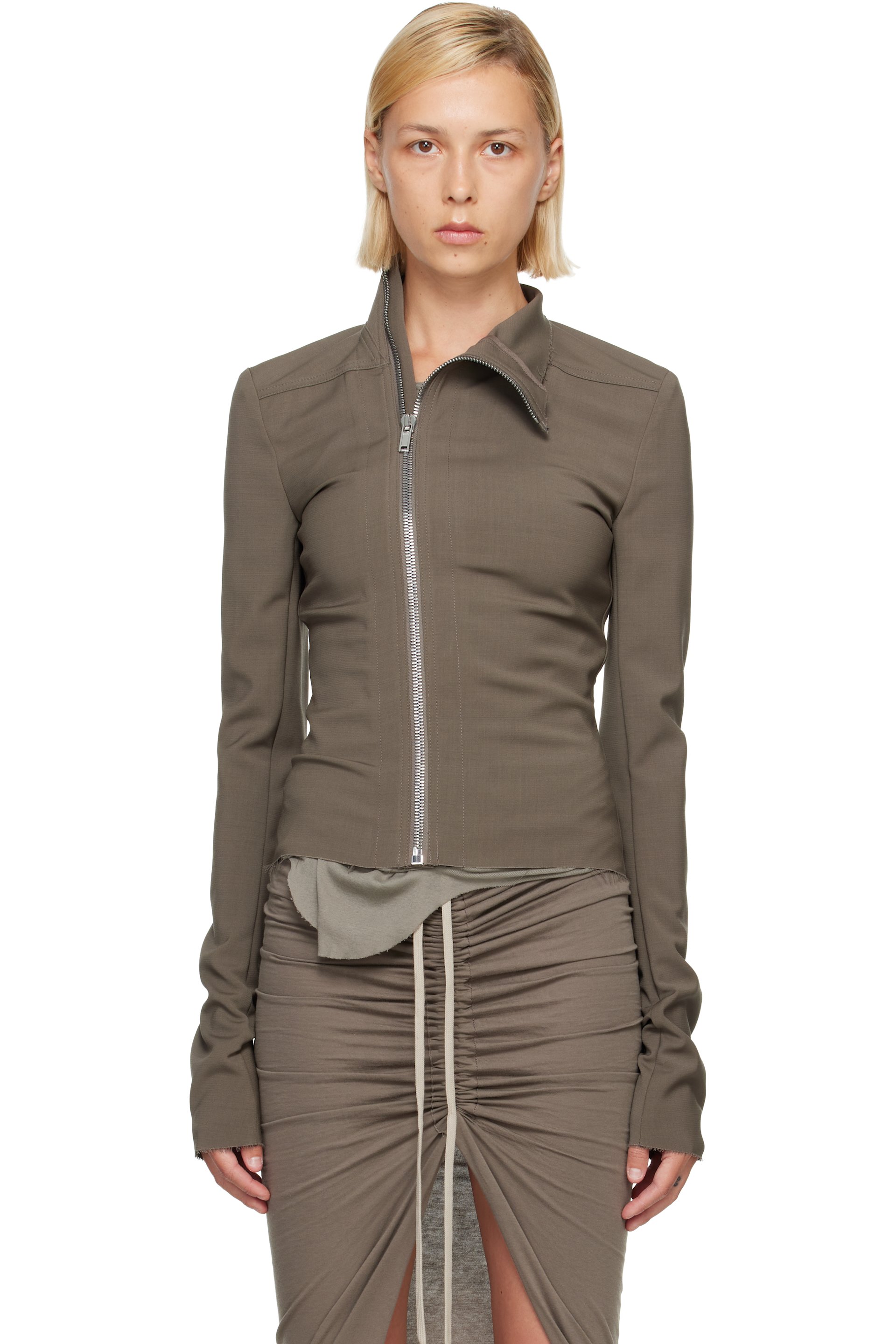 Rick Owens - グレー Tower Gary ジャケット