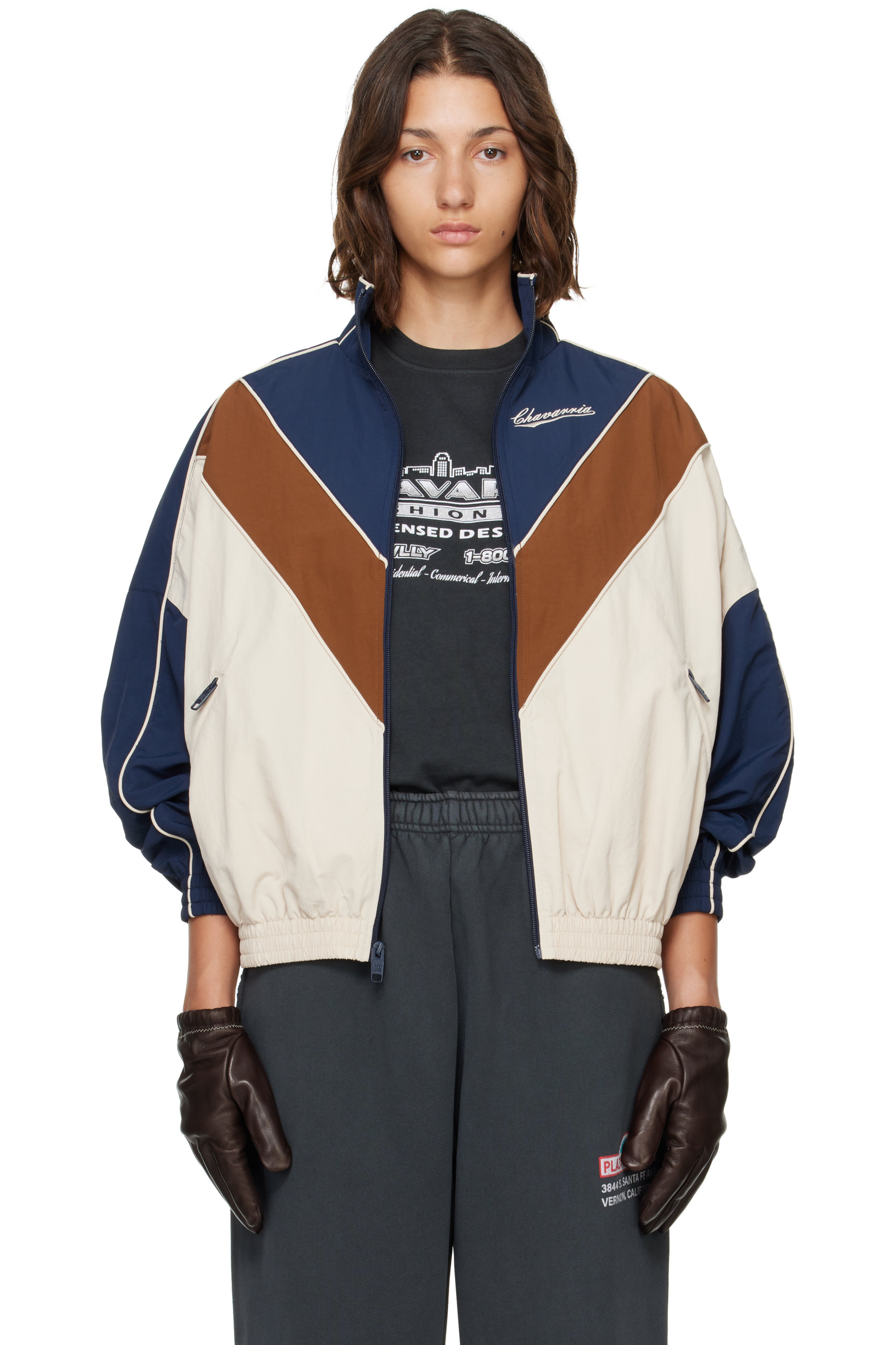 WILLY CHAVARRIA - Multicolor 'Bad Boy' Track Jacket