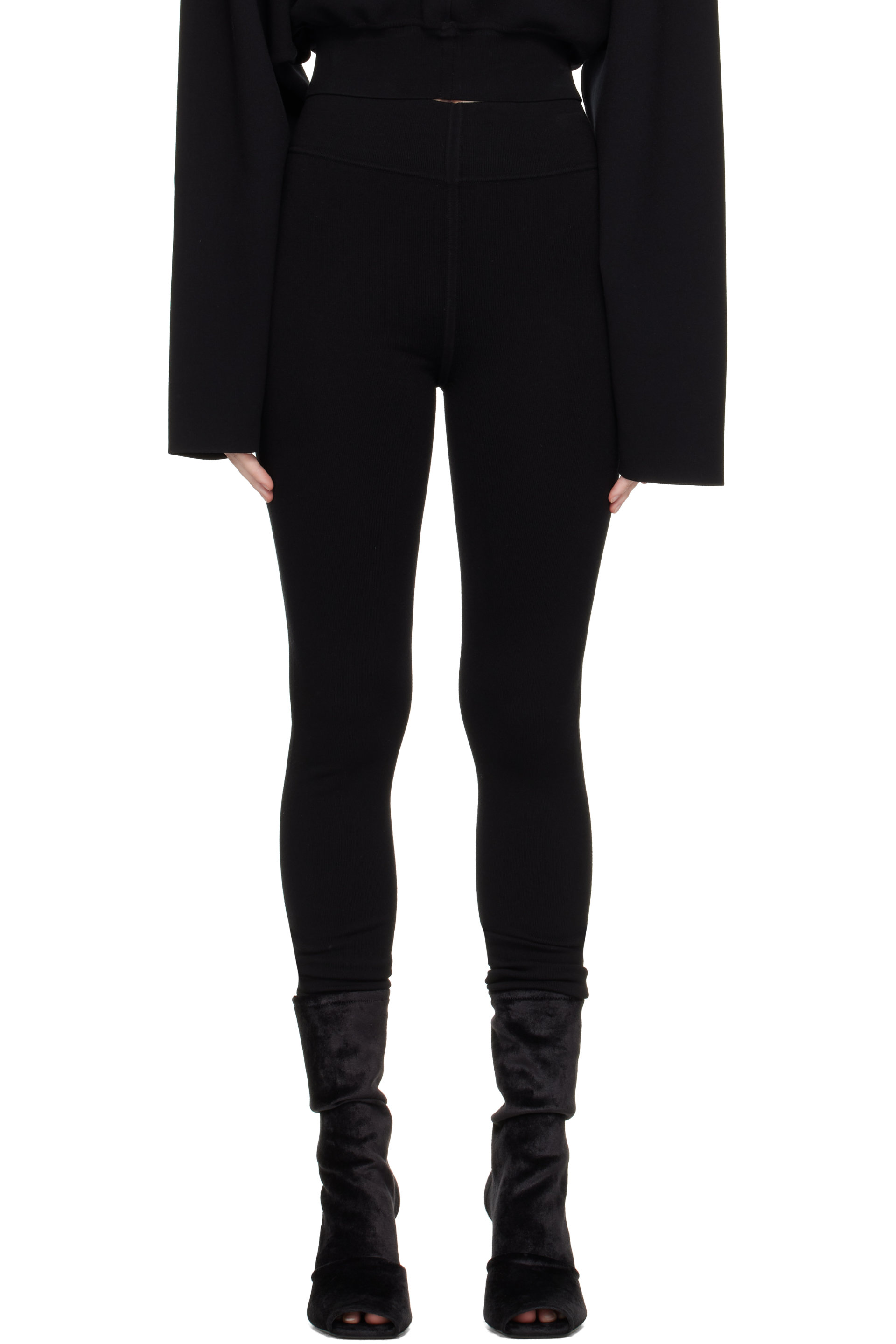 Rick Owens - Black Tower Leggings