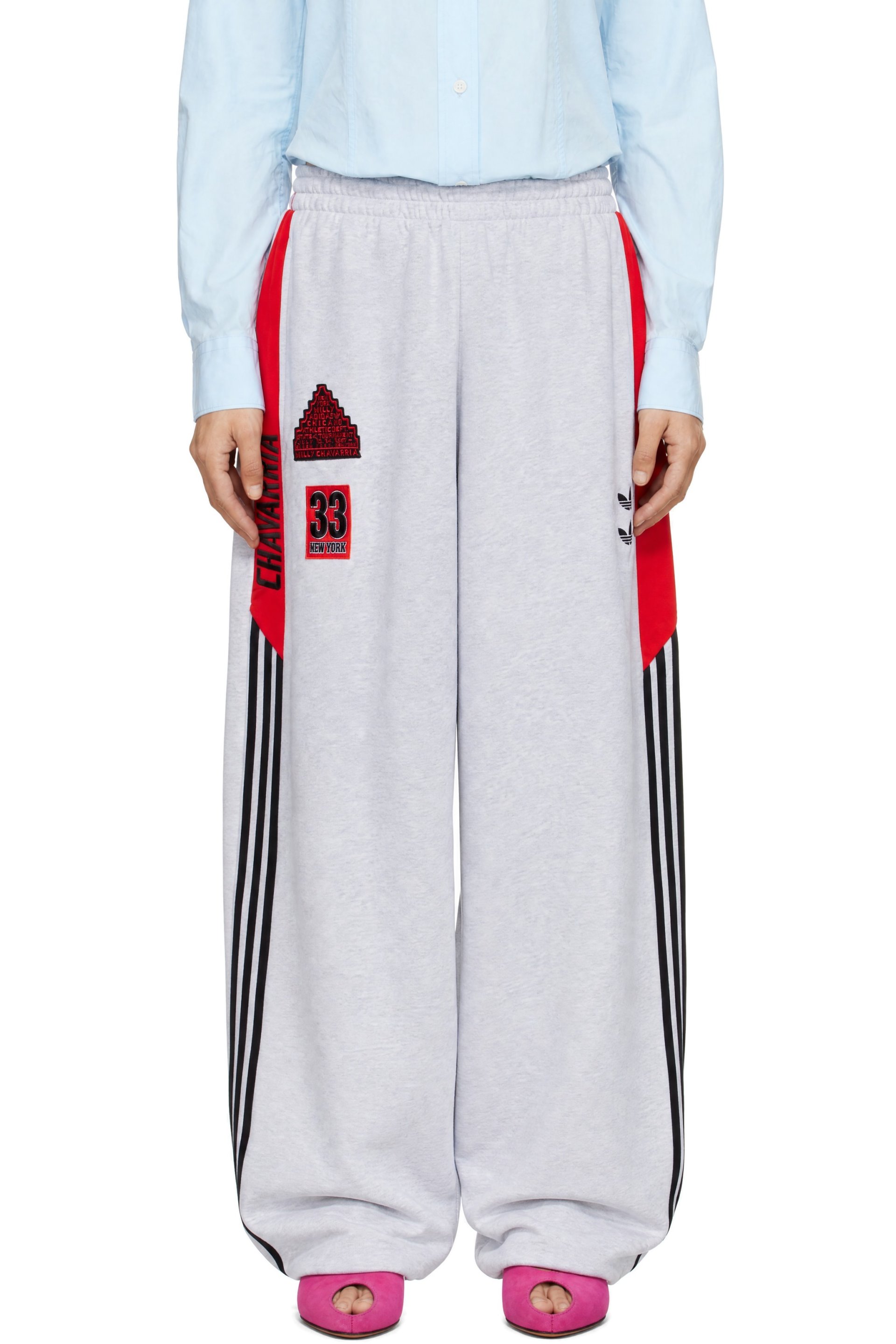 WILLY CHAVARRIA - Gray adidas Originals Edition Chavarria Sweatpants