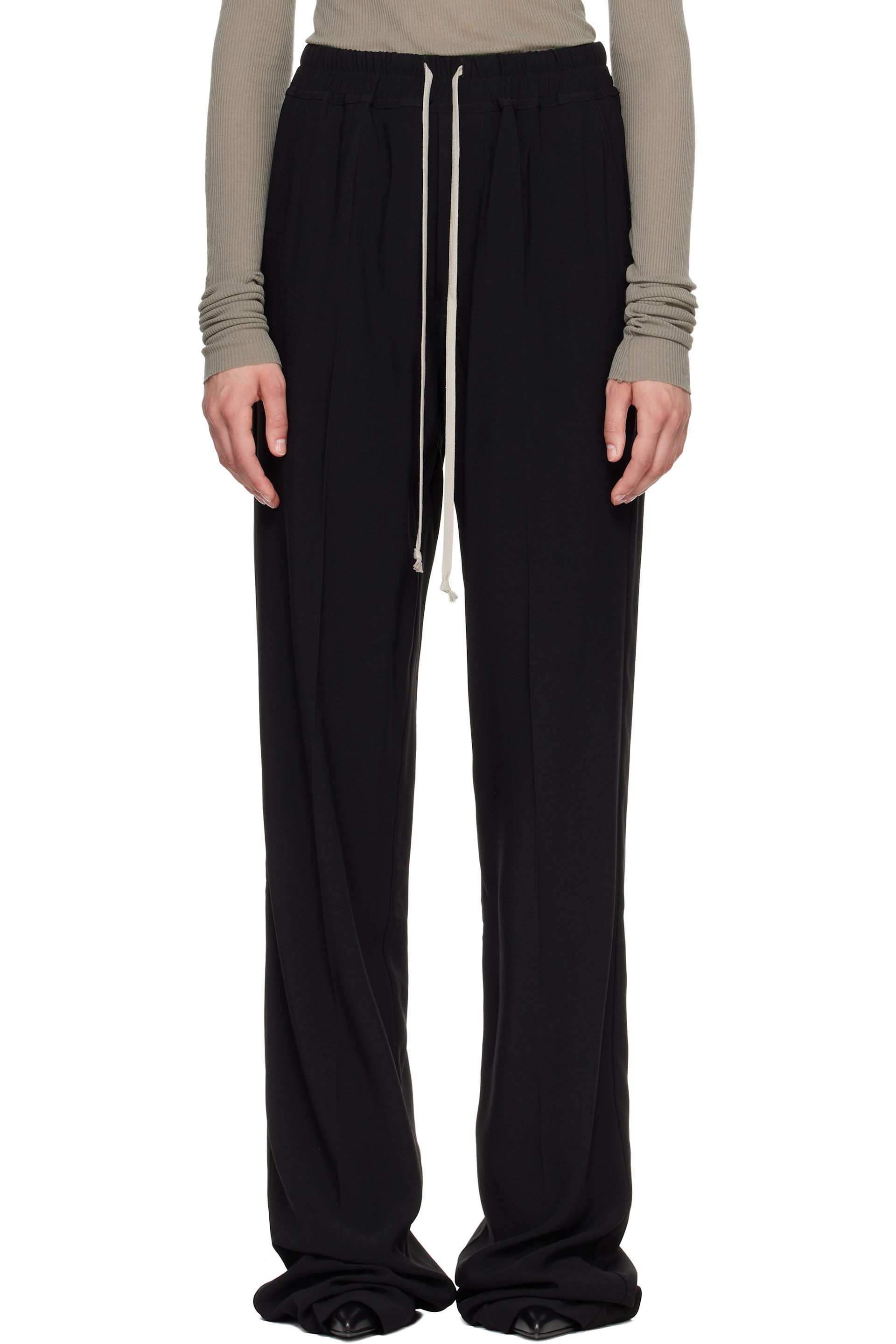 Rick Owens - Black Tower Dietrich Drawstring Lounge Pants