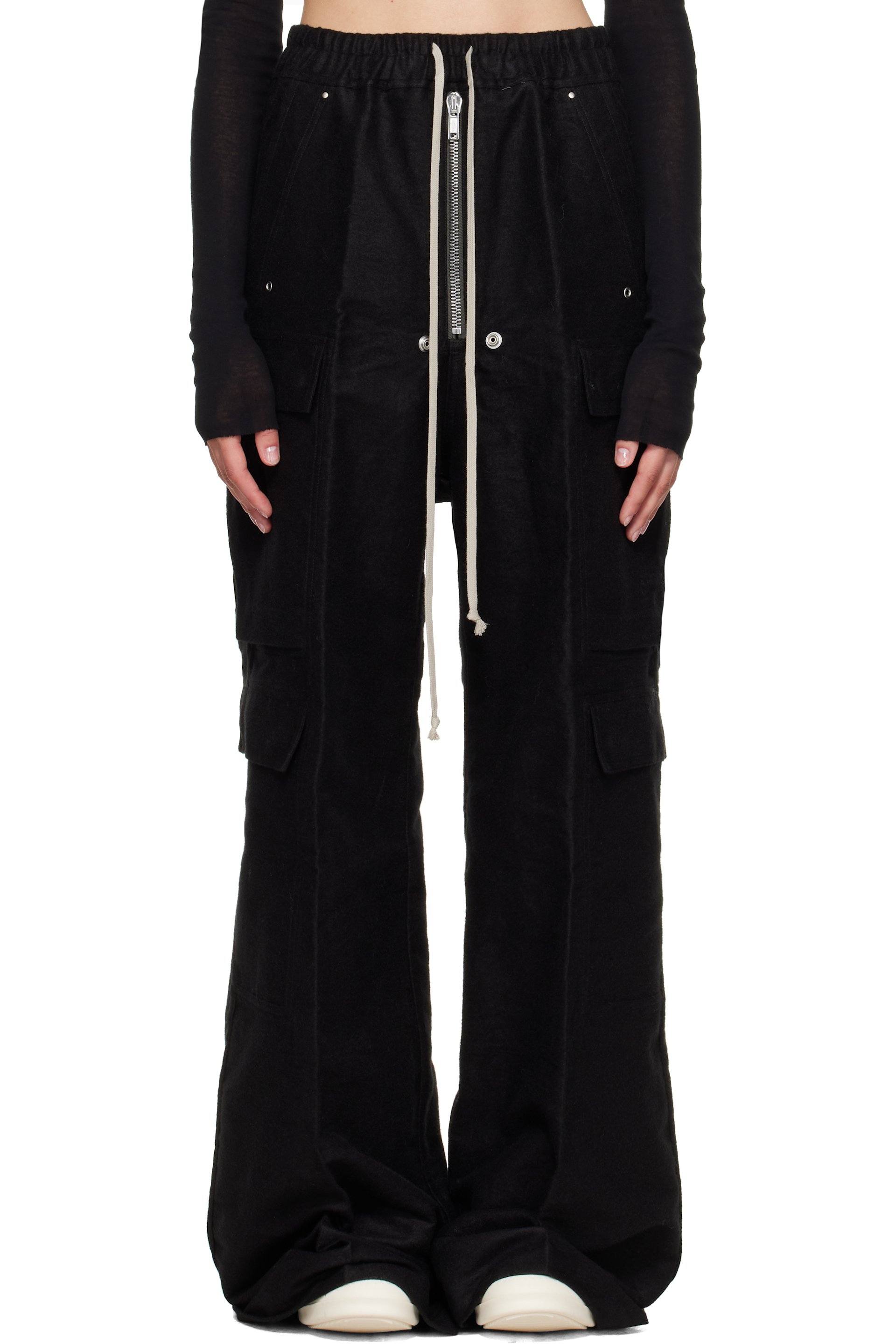Rick Owens - Black Tower Cargobelas Trousers