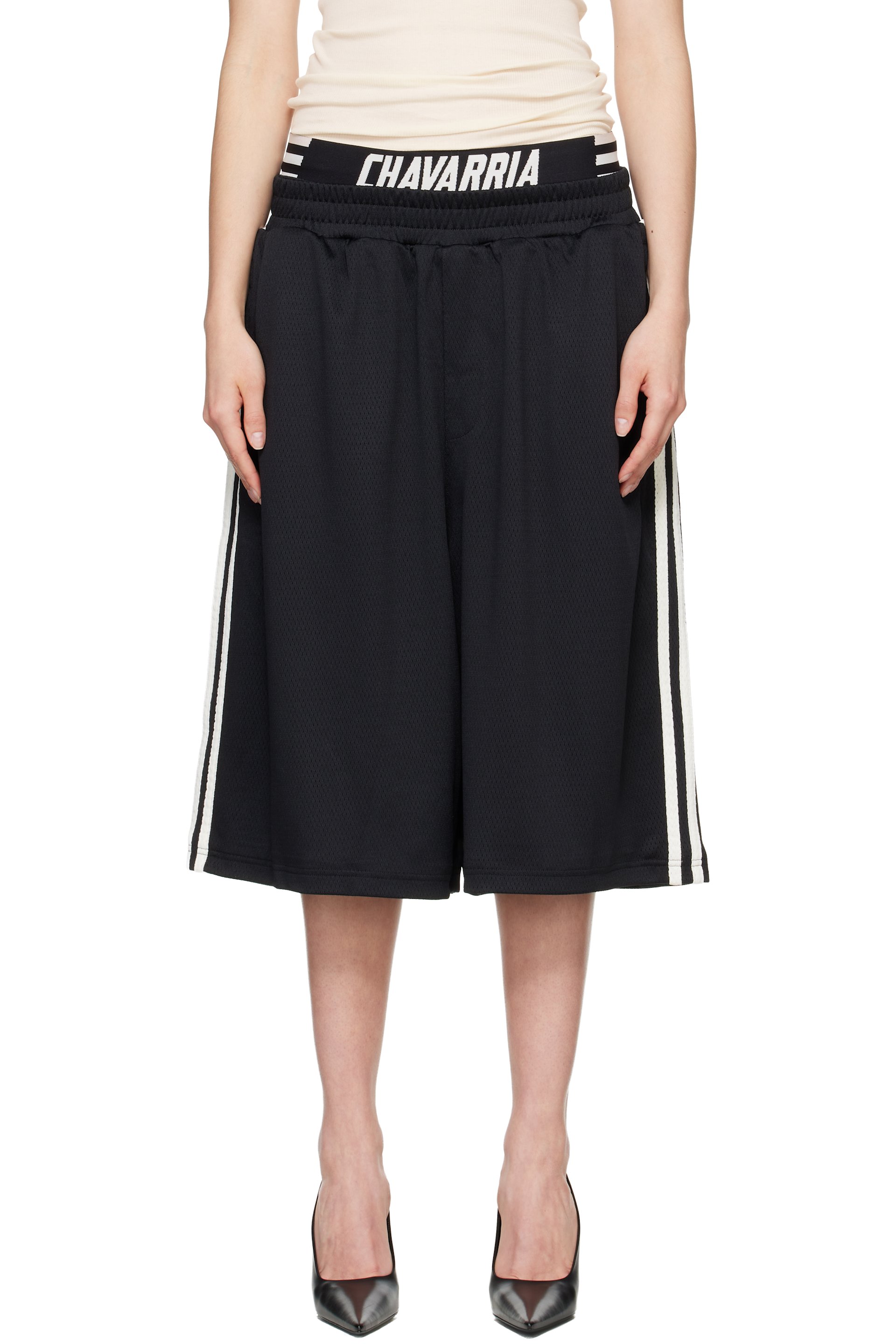 WILLY CHAVARRIA - Black adidas Originals Edition Mesh Shorts