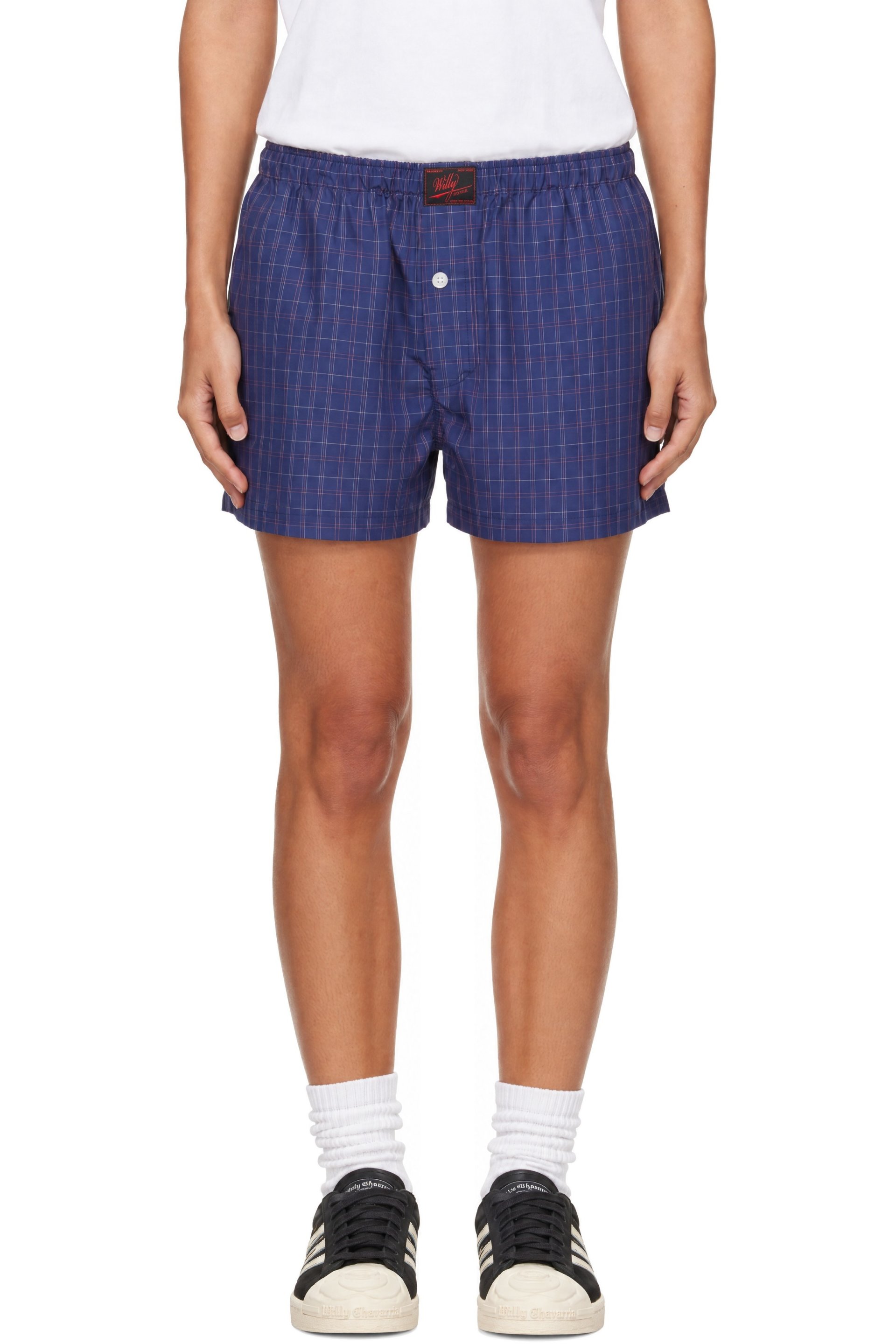 WILLY CHAVARRIA - Purple WC Woven Boxer Shorts