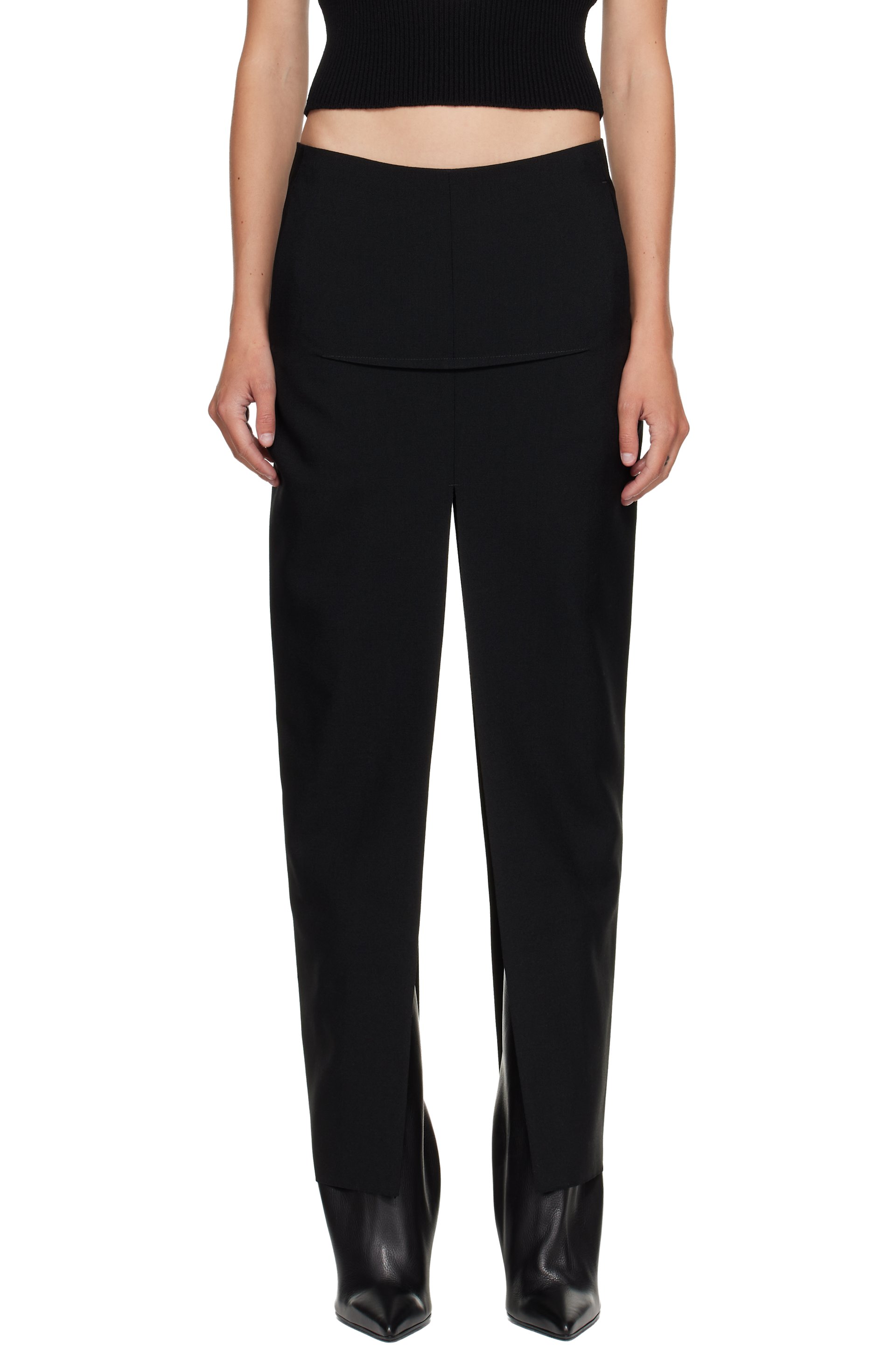 Rick Owens - Black Tower Sliced Maxi Skirt