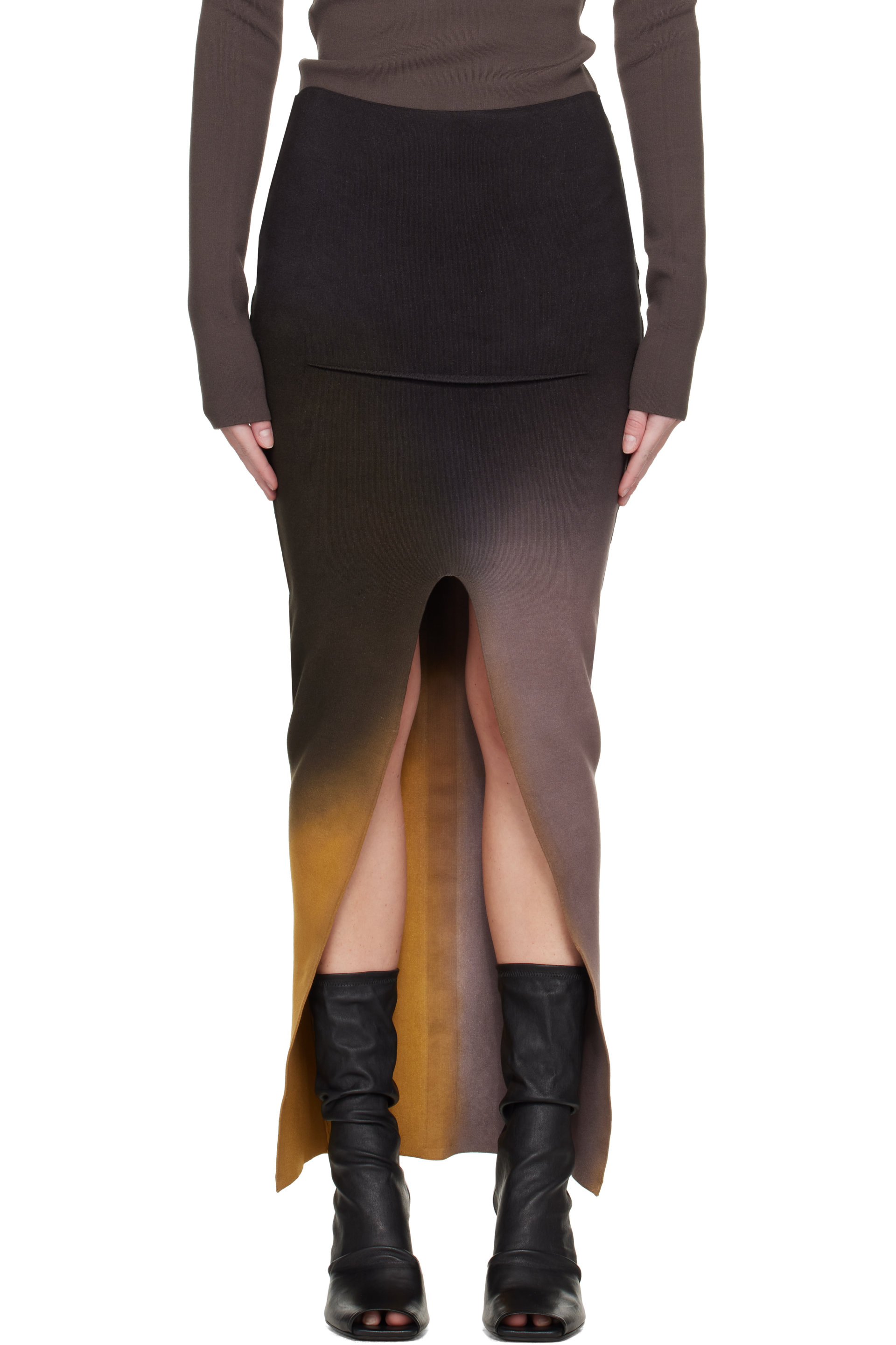 Rick Owens - 多色 Tower Ankle 半身裙
