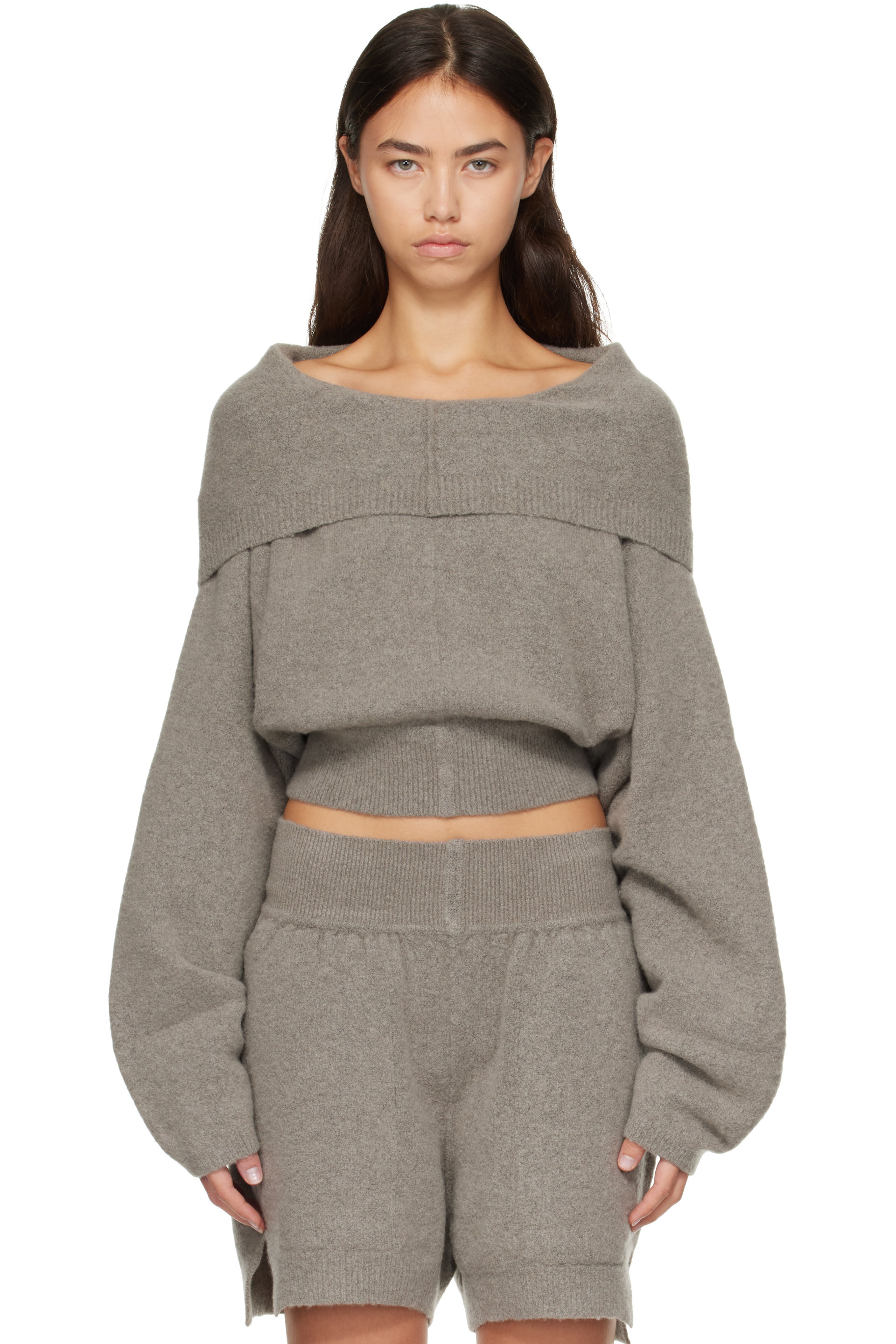 Rick Owens - Gray Tower Pull Hoodie
