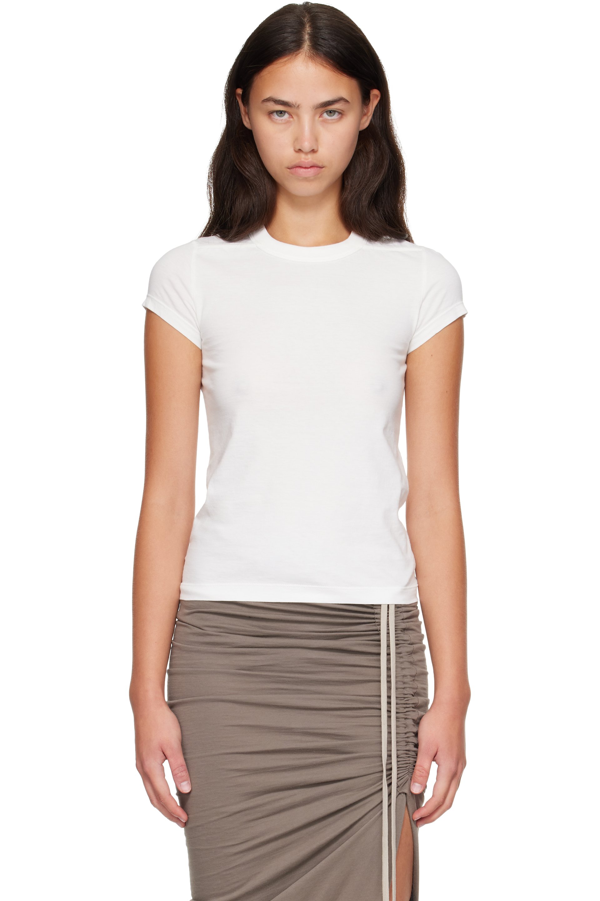 Rick Owens - Off-White Tower Cropped Level T-shirt
