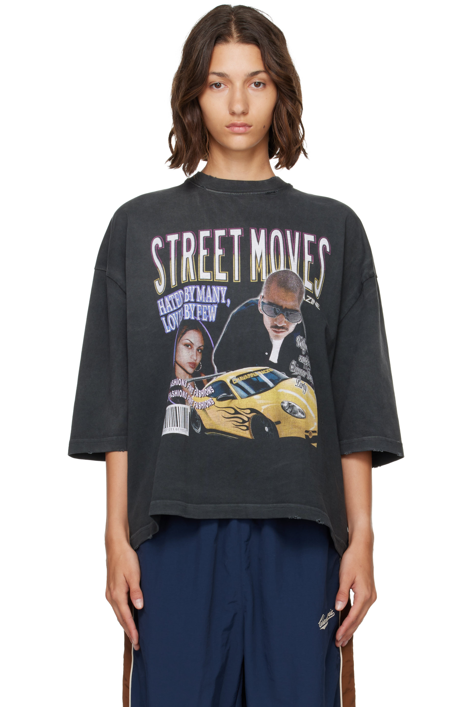 WILLY CHAVARRIA - Black 'Street Moves' Buffalo T-shirt