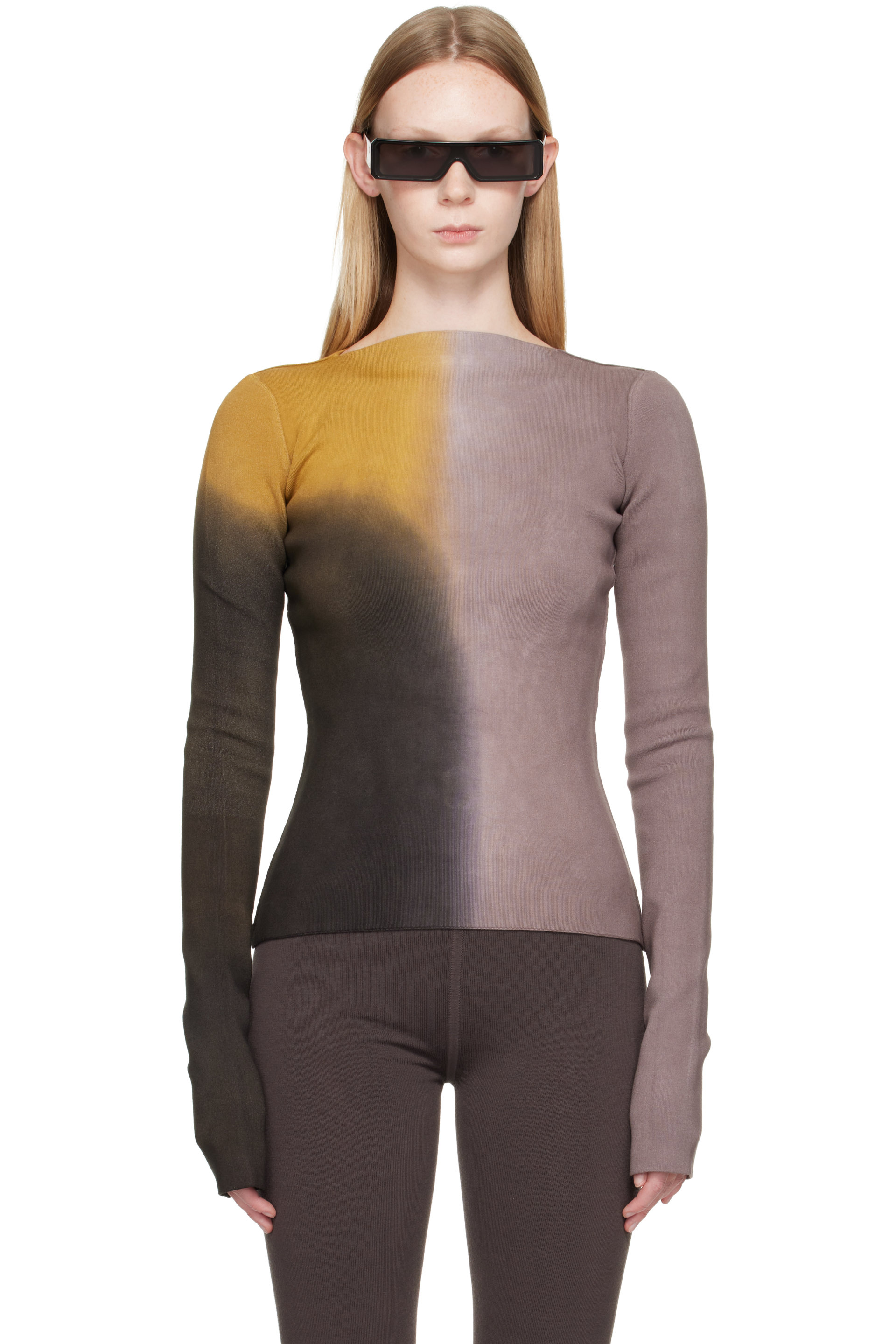 Rick Owens - Multicolor Tower Tight LS T-shirt