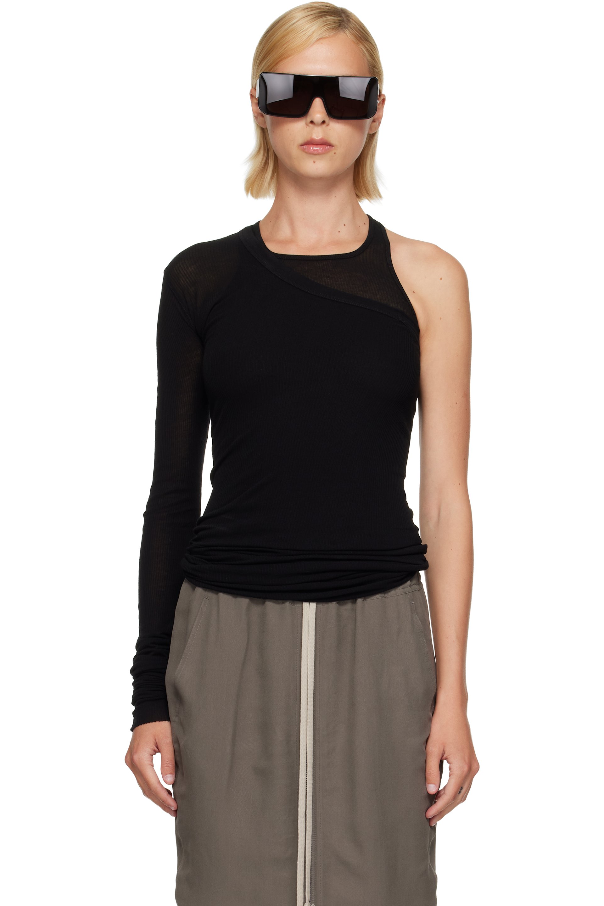 Rick Owens - Black Tower Banana Top