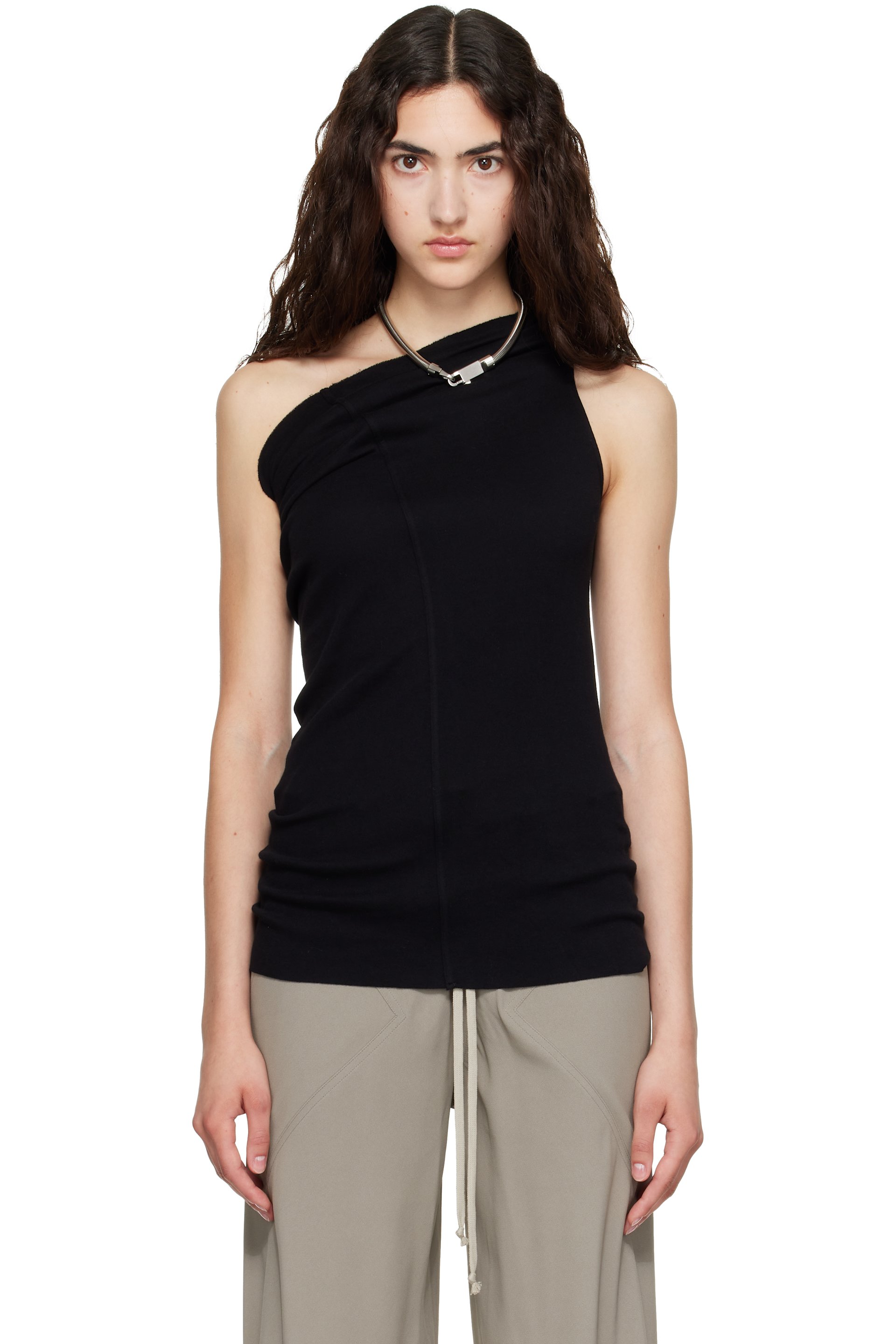 Rick Owens - Black Tower Athena Top