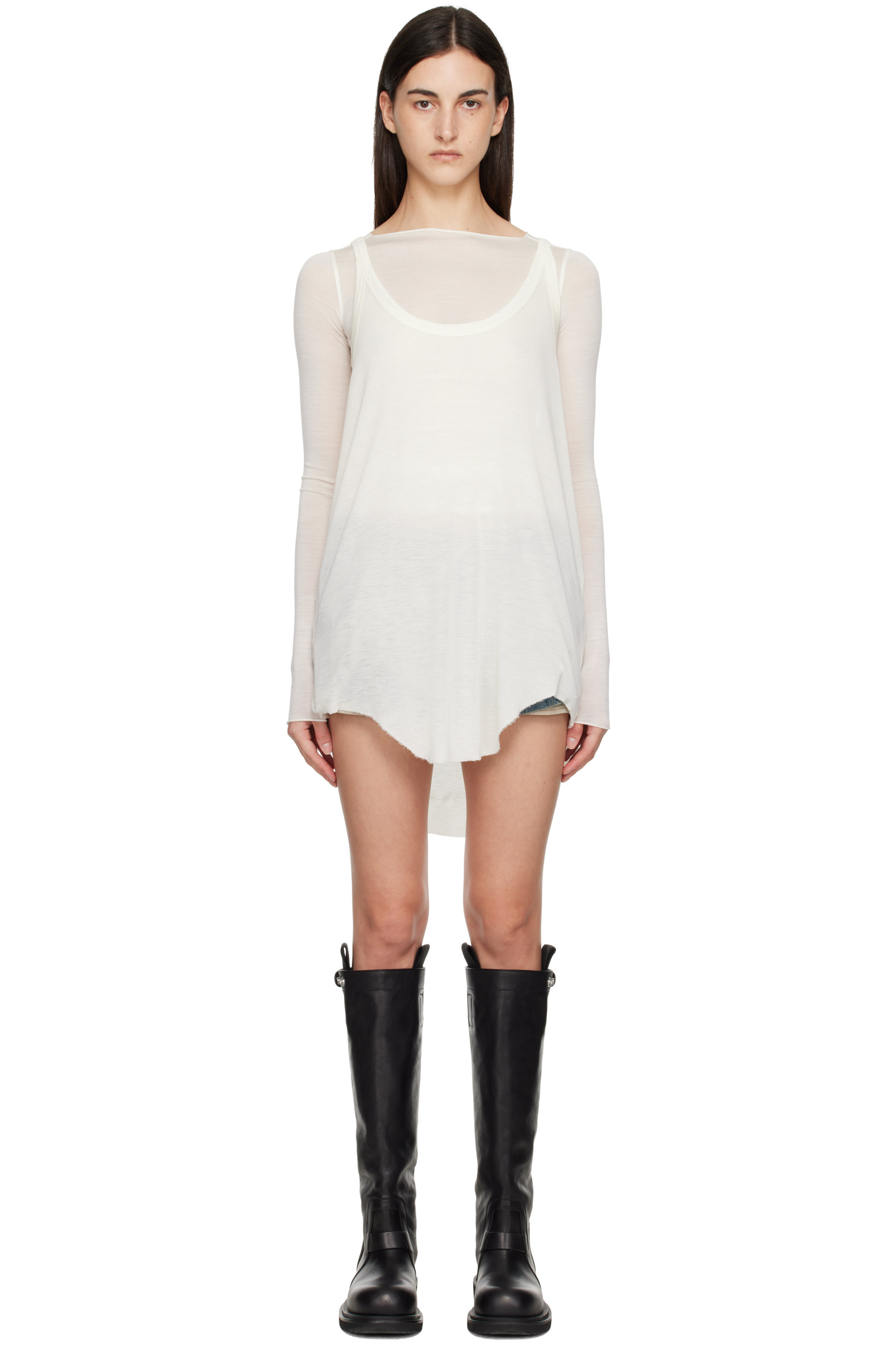 Rick Owens - Off-White Tower Gigi Tank Top