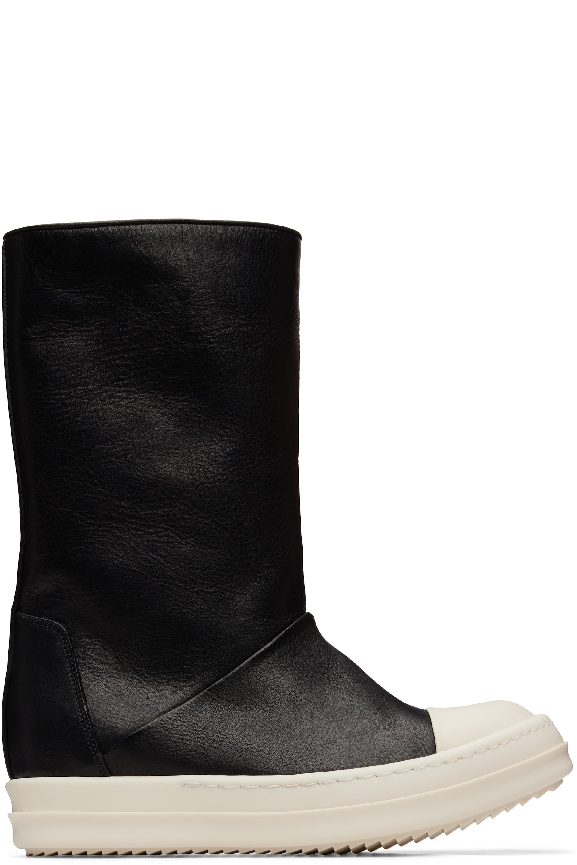 Rick Owens - Black Tower Sneakwader Boots