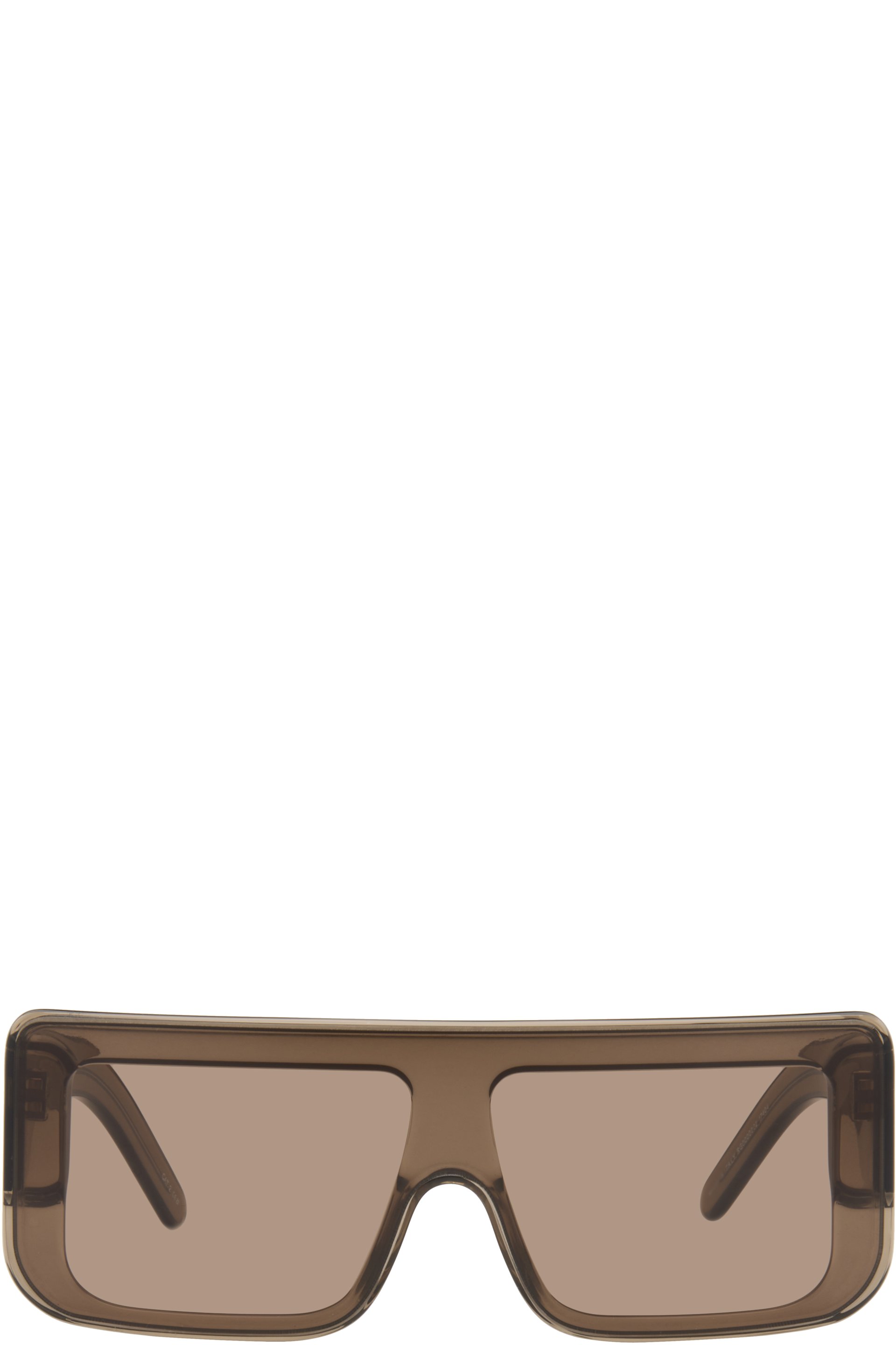 Rick Owens - Brown Tower Documenta Sunglasses