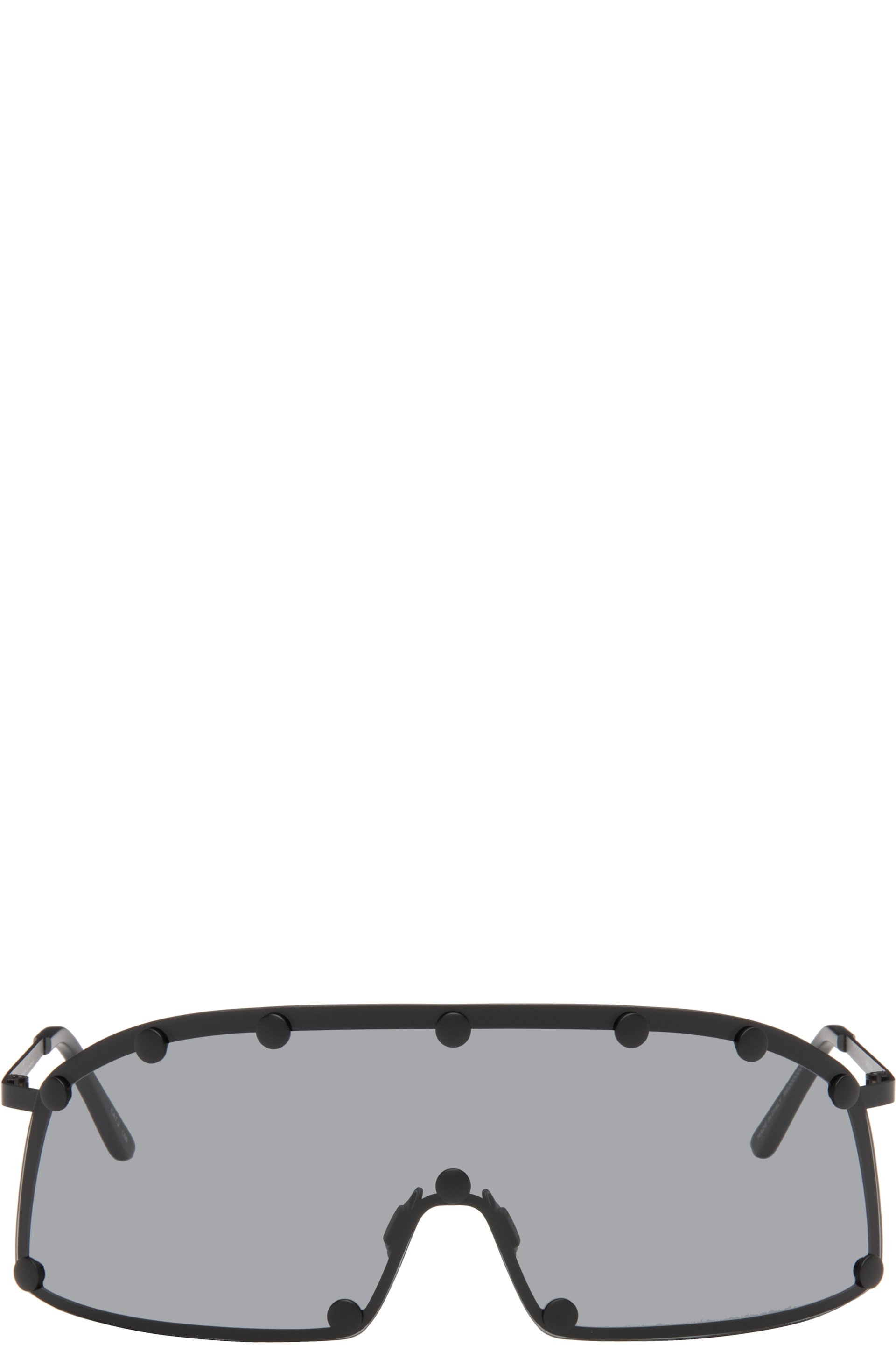 Rick Owens - Black Tower Shielding Sunglasses