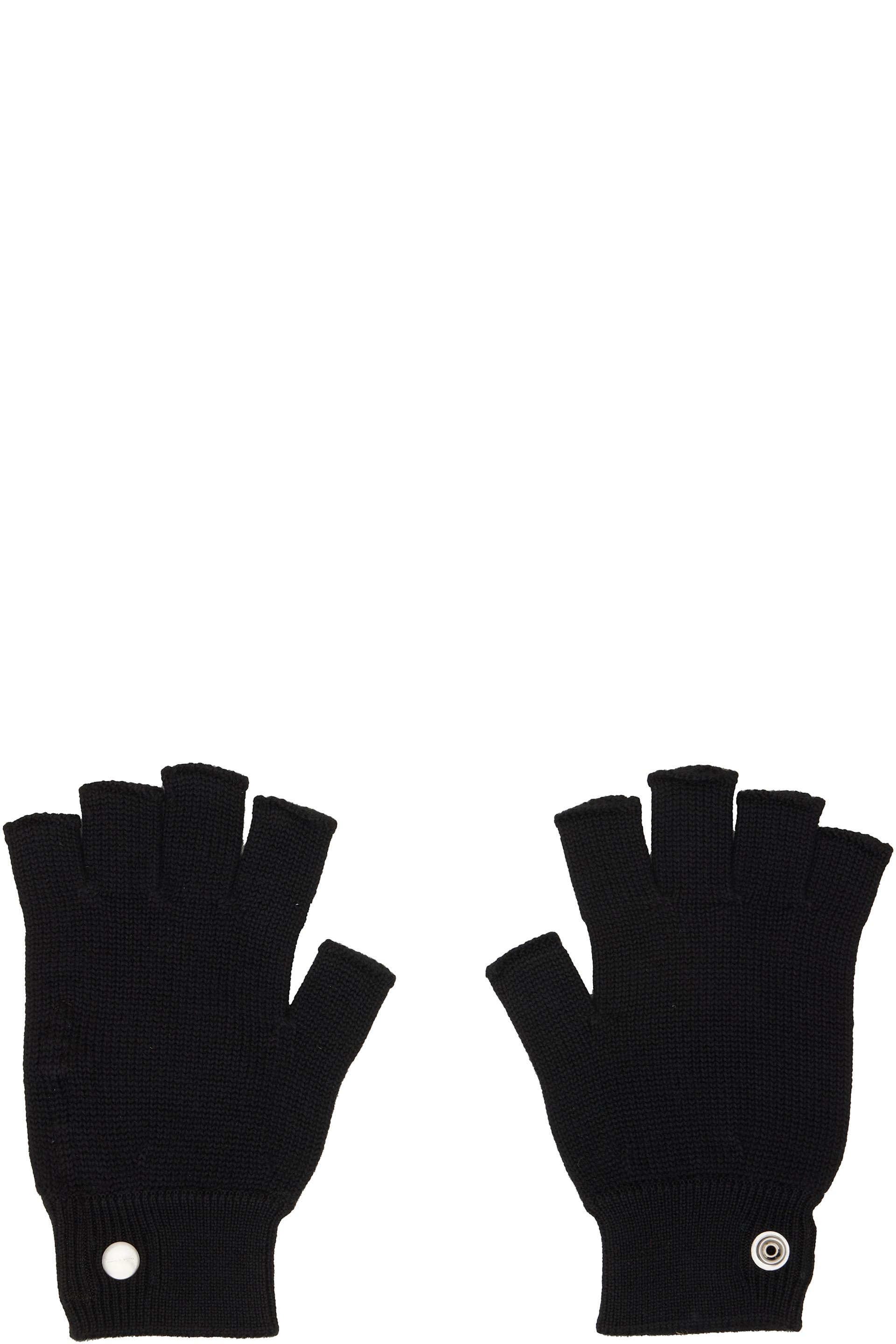 Rick Owens - Black Tower Fingerless Gloves