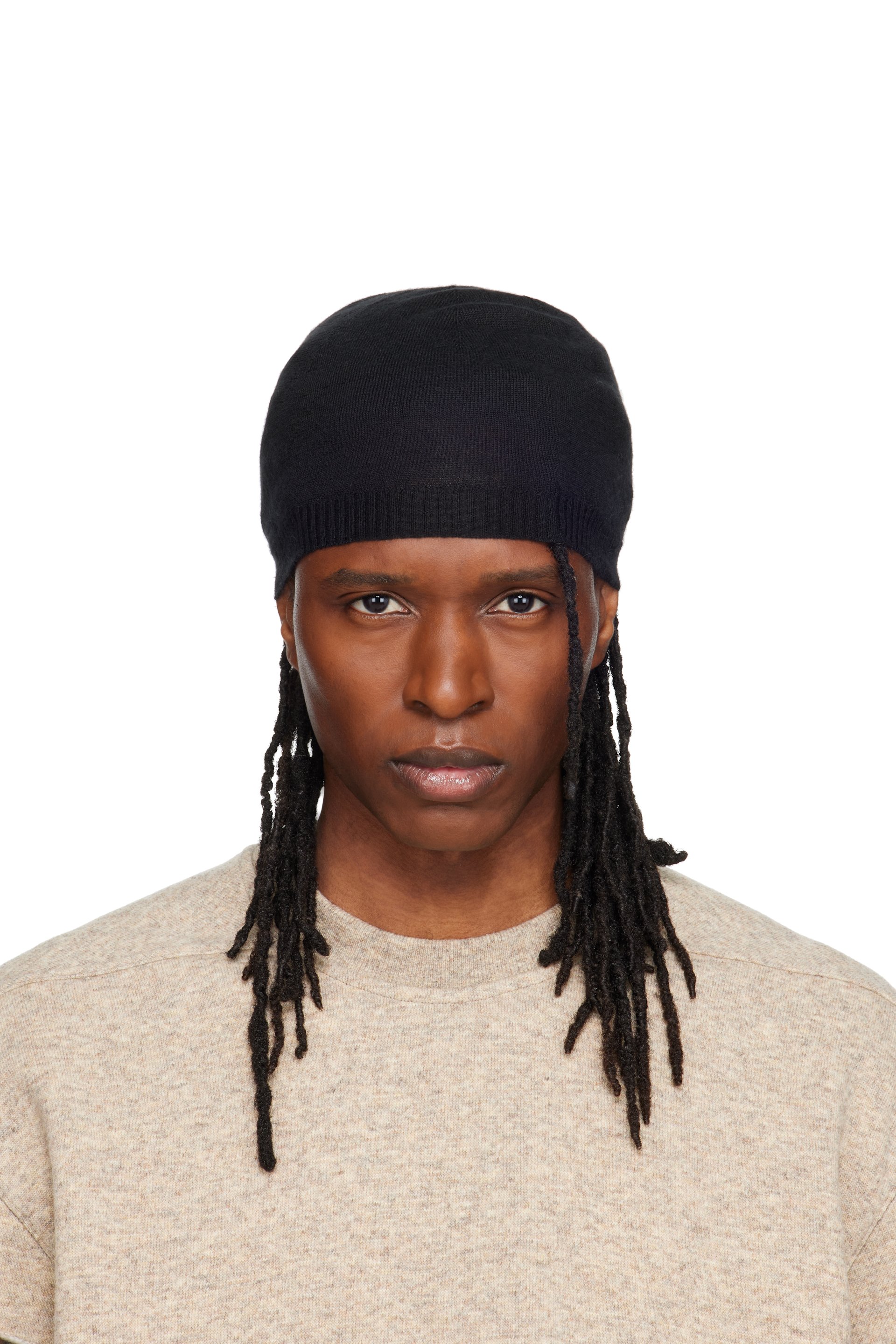 Rick Owens - Black Tower Medium Beanie