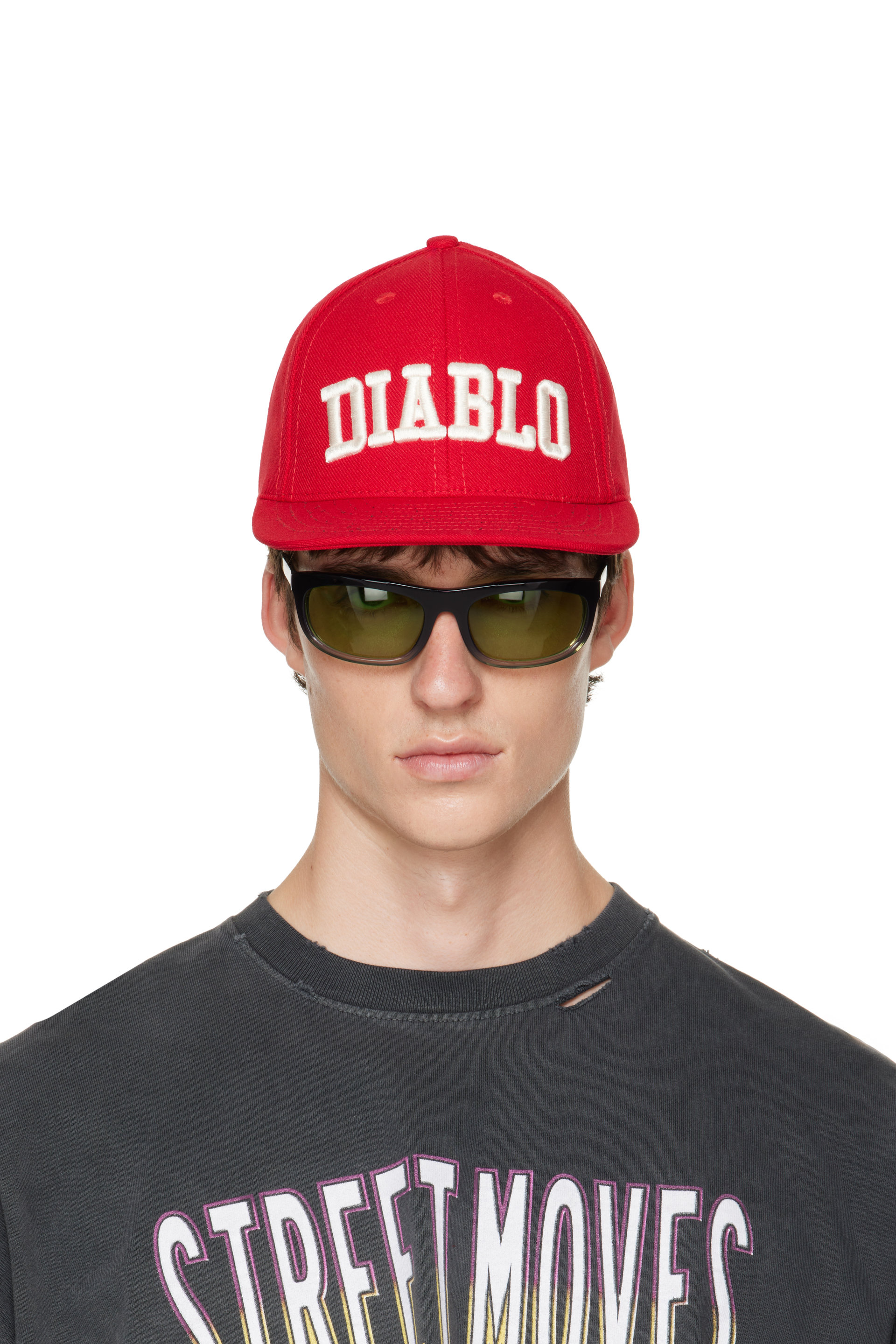 WILLY CHAVARRIA - Casquette 'Diablo' rouge