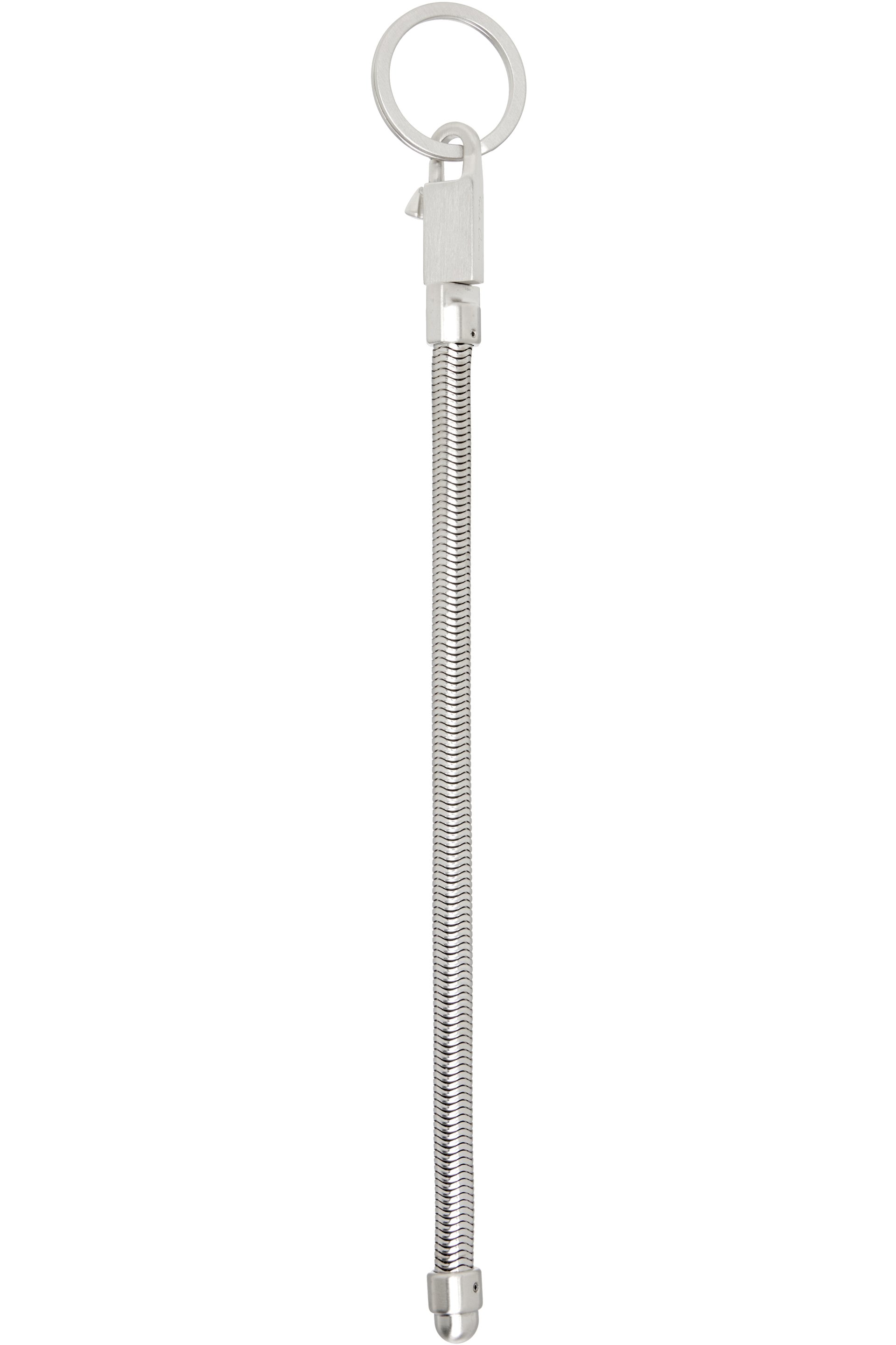 Rick Owens - Silver Temple Snake Keychain