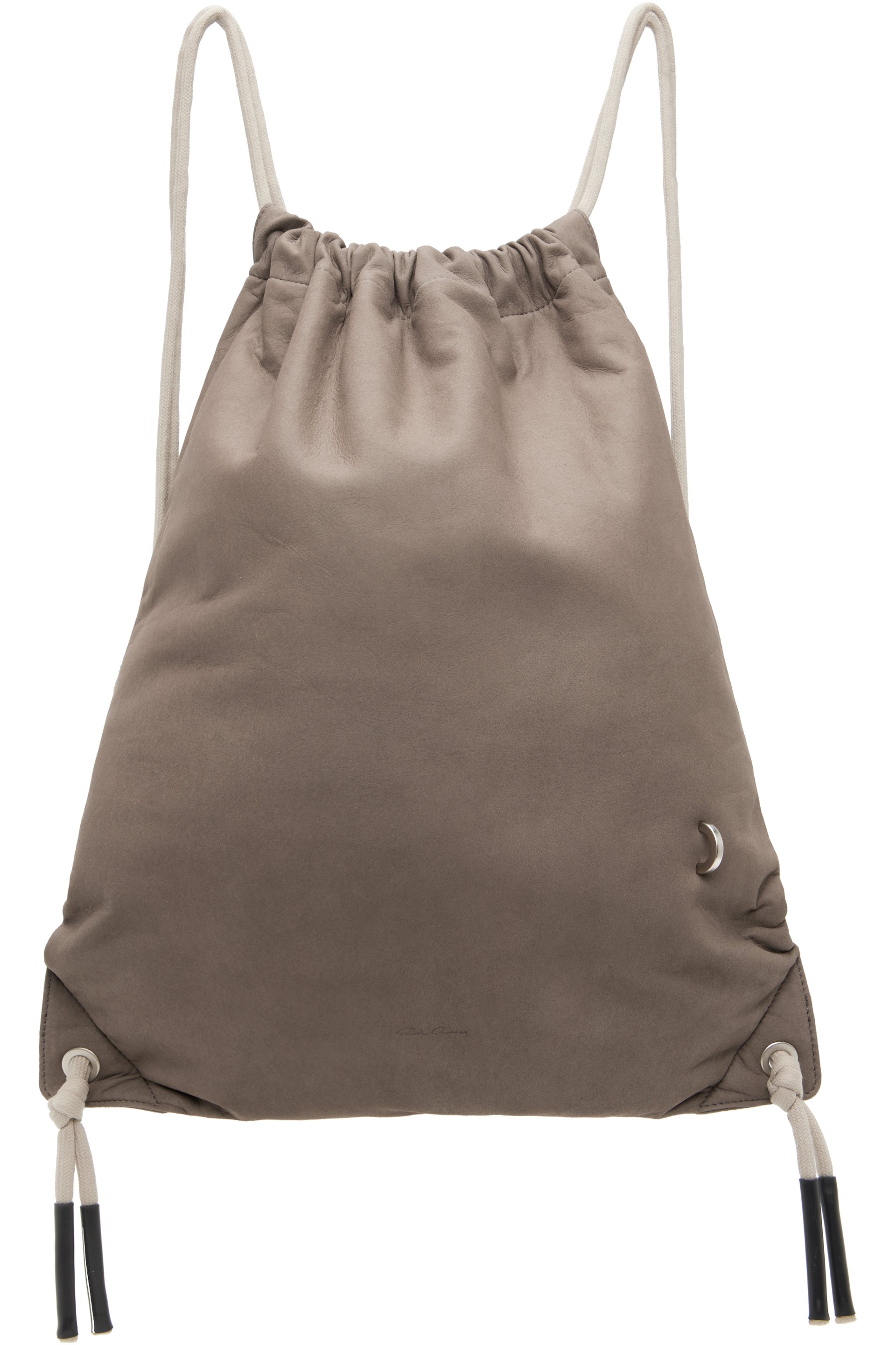 Rick Owens - Gray Tower Drawstring Backpack