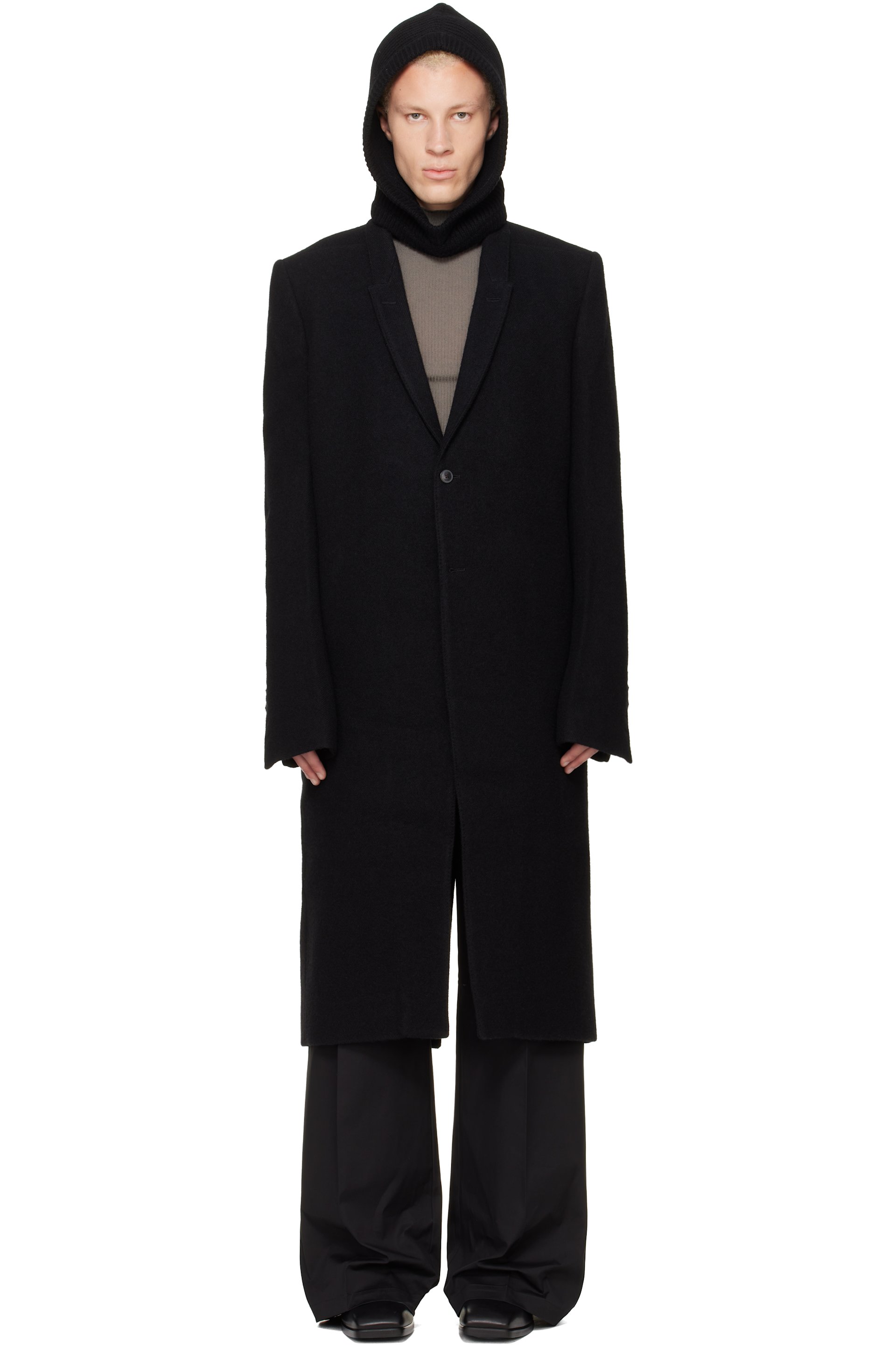 Rick Owens - Black Tower Concordian Coat