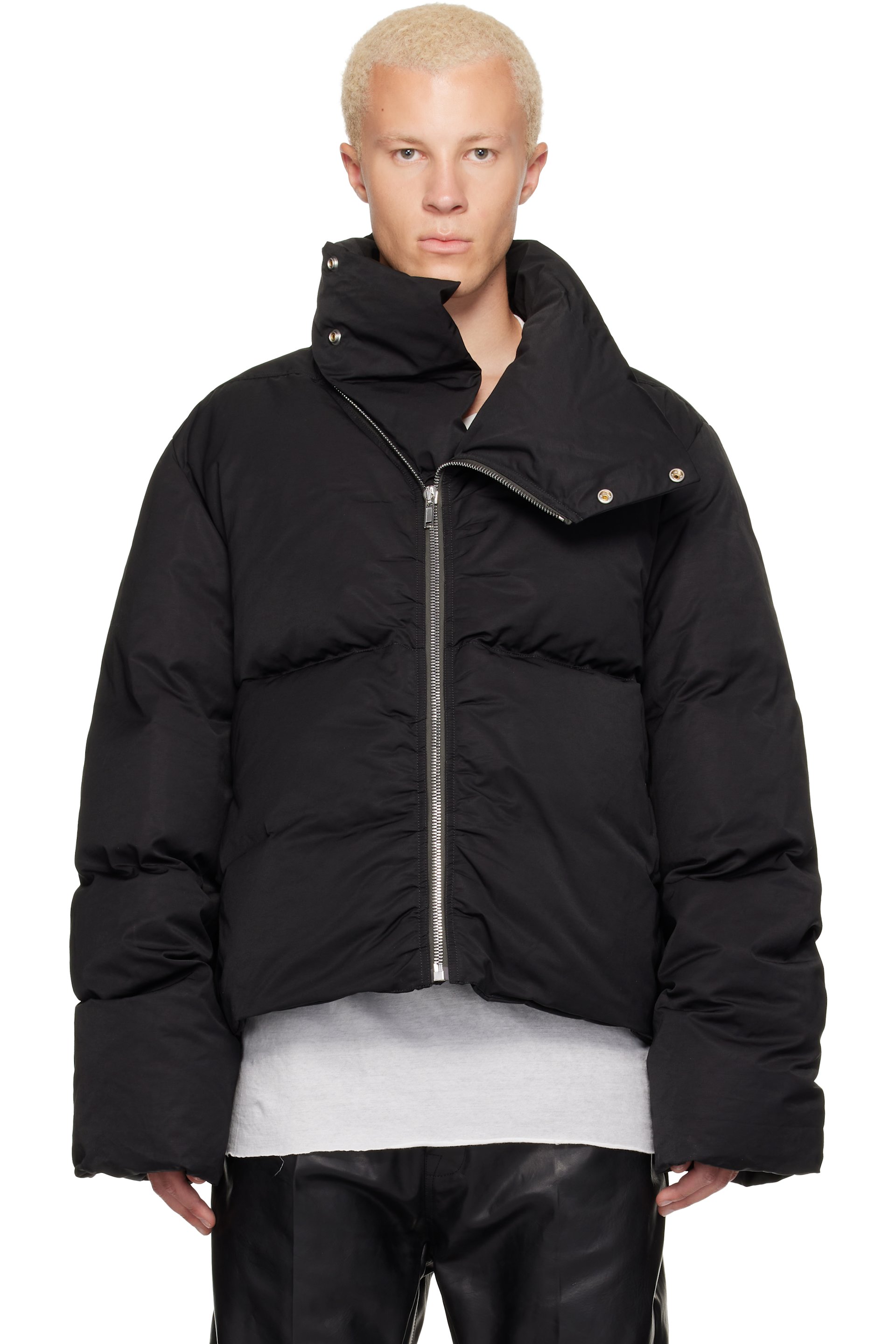 Rick Owens - Black Tower Turtle Down Jacket