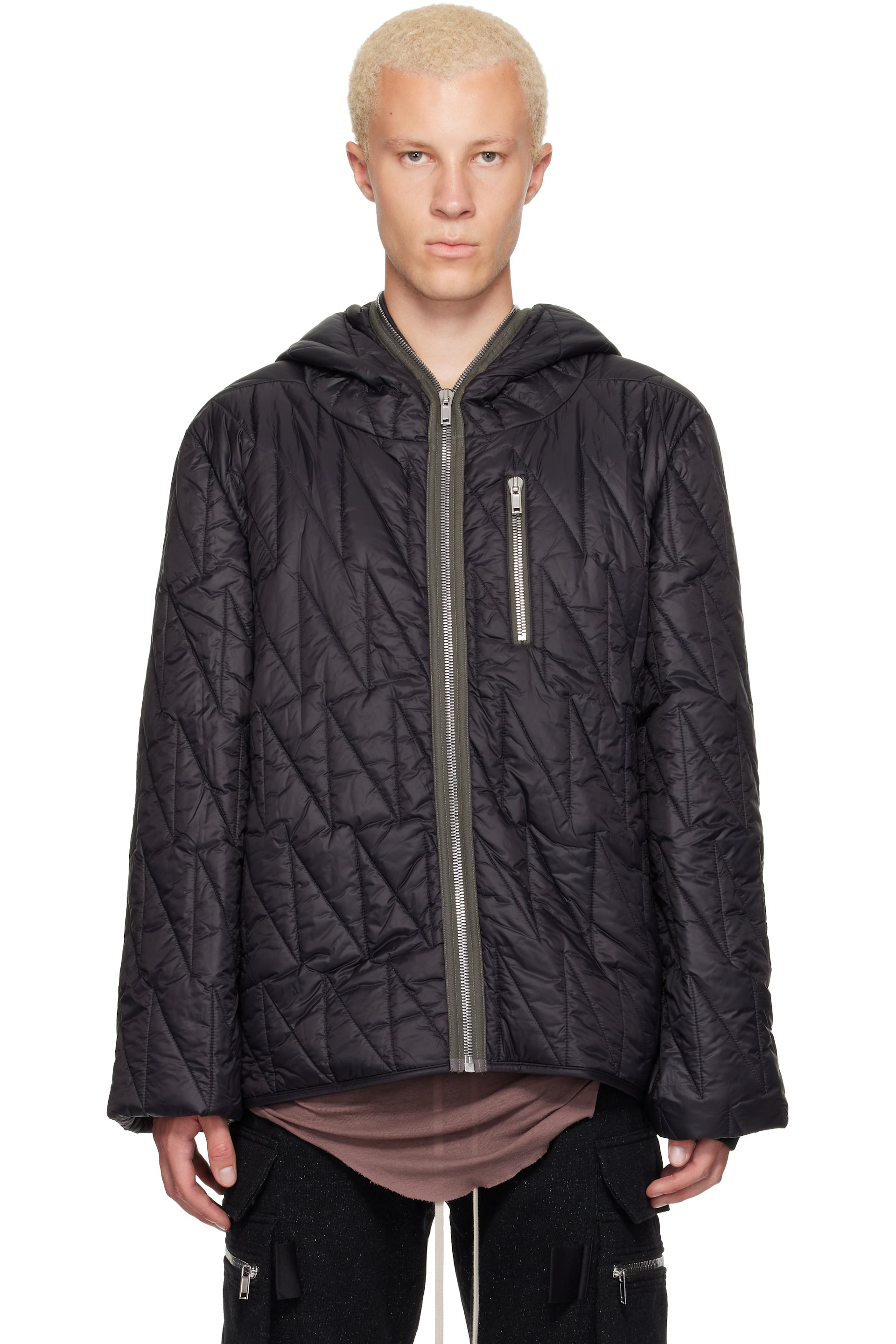 Rick Owens - Black Tower Thindown Jacket