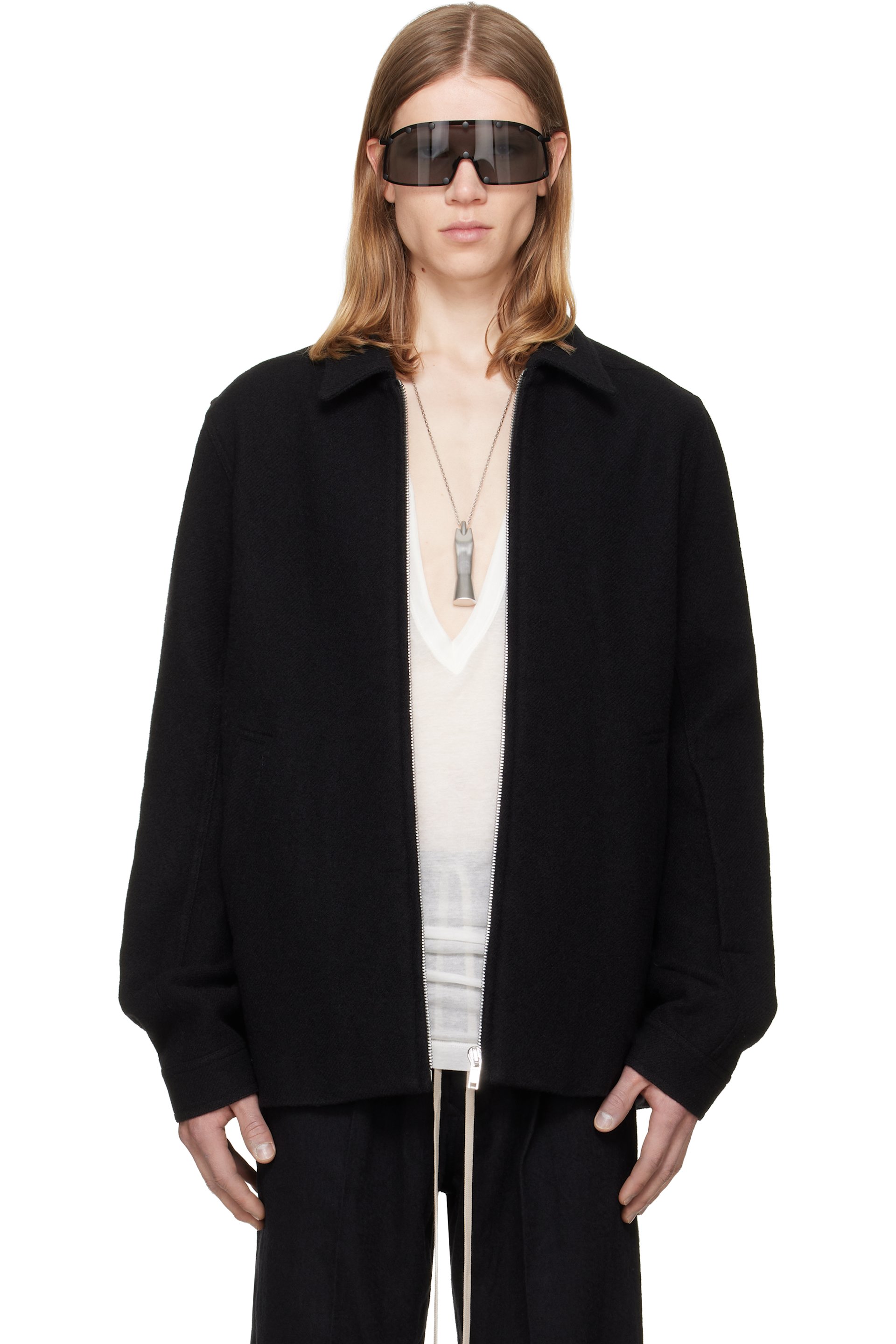 Rick Owens - Black Tower Brad Jacket