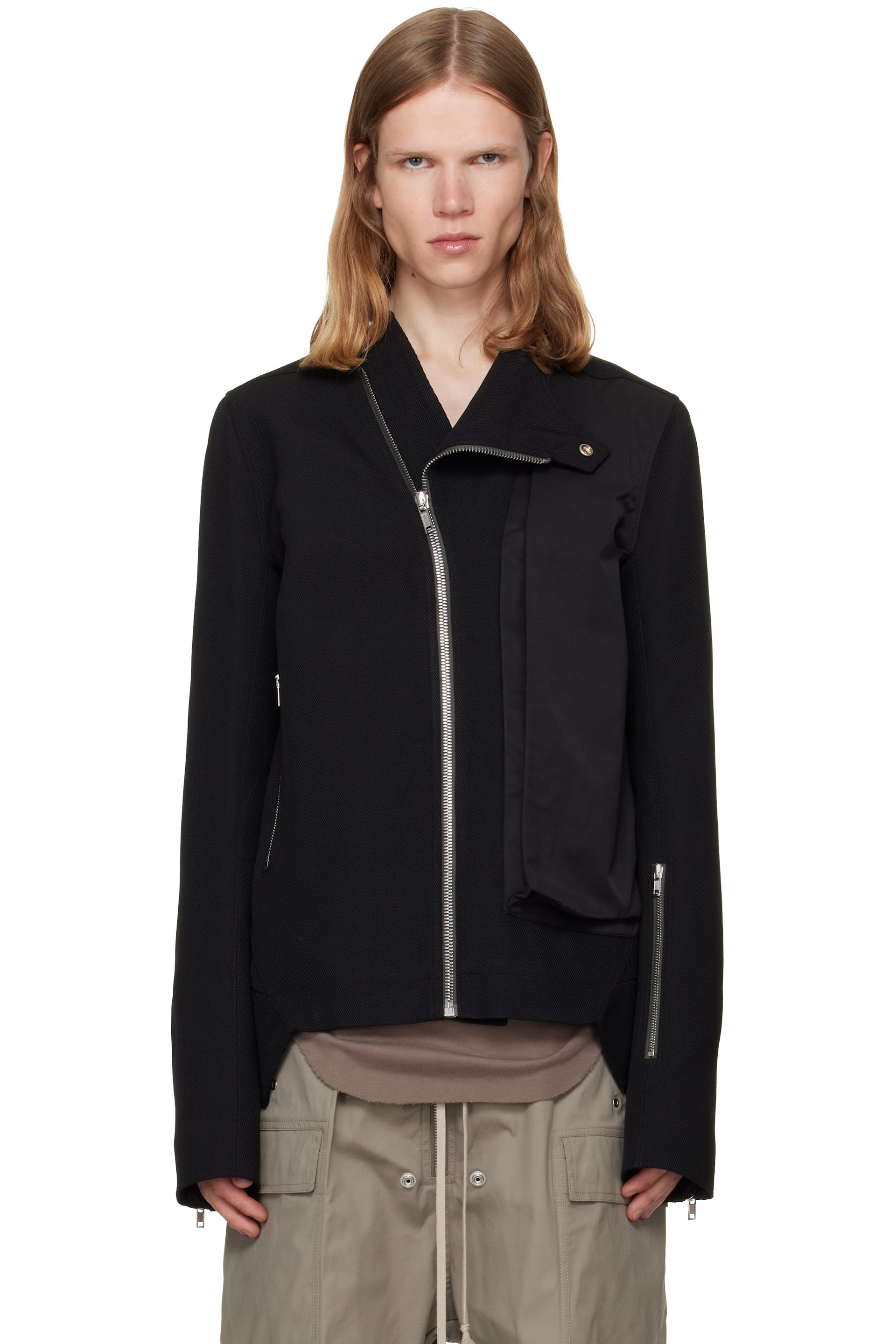 Rick Owens - Blouson Release noir - Tower