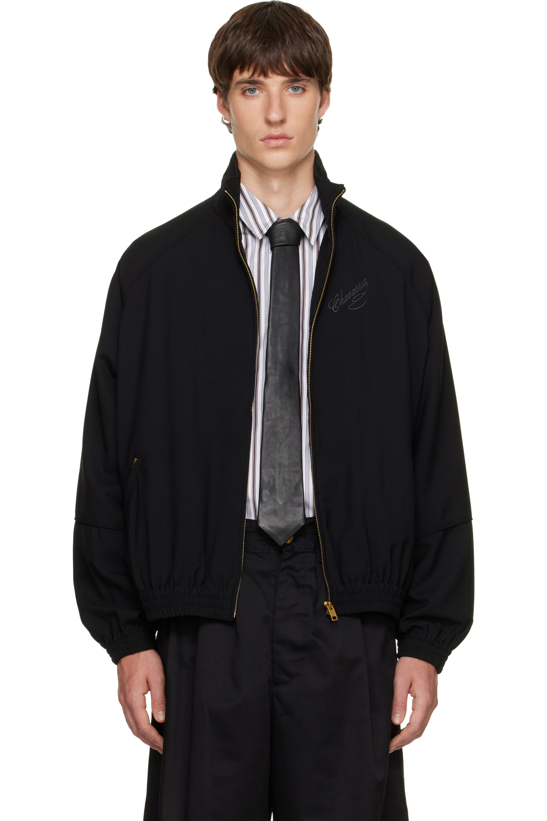 WILLY CHAVARRIA - Black Ruff Rider Track Jacket