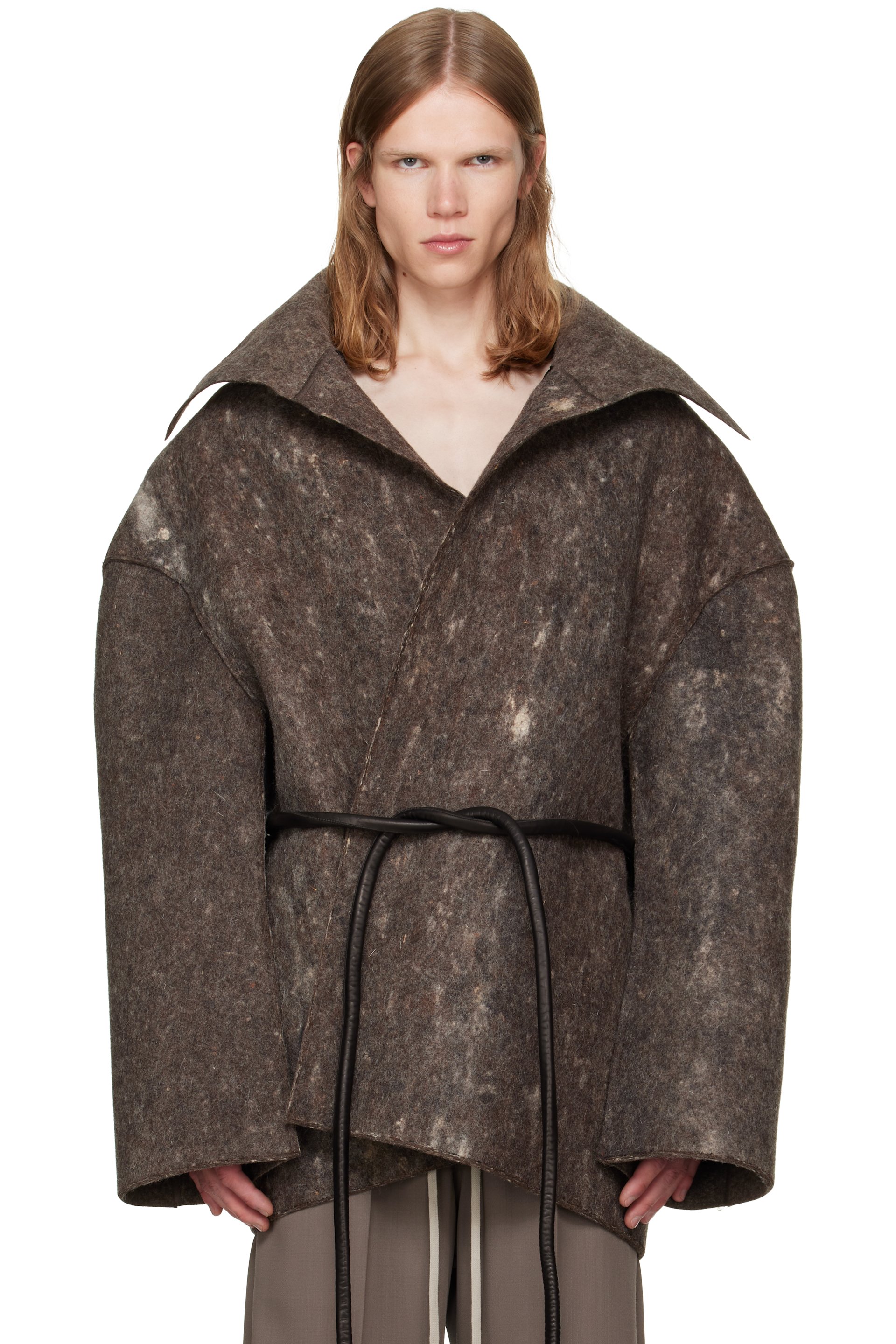 Rick Owens - Blouson Dracucollar noir - Tower