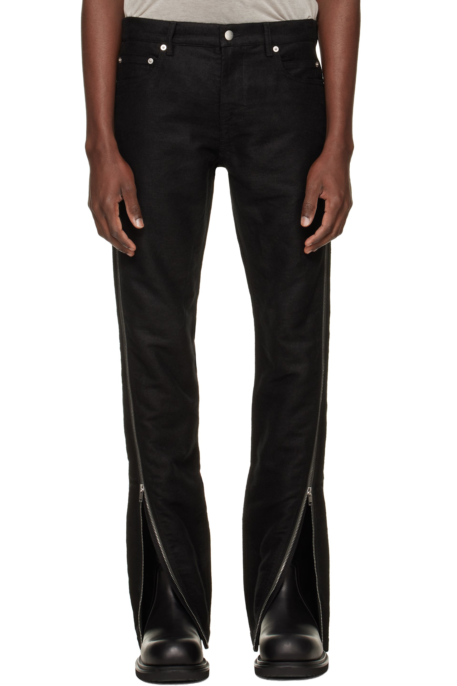 Rick Owens - Black Tower Vega Jeans