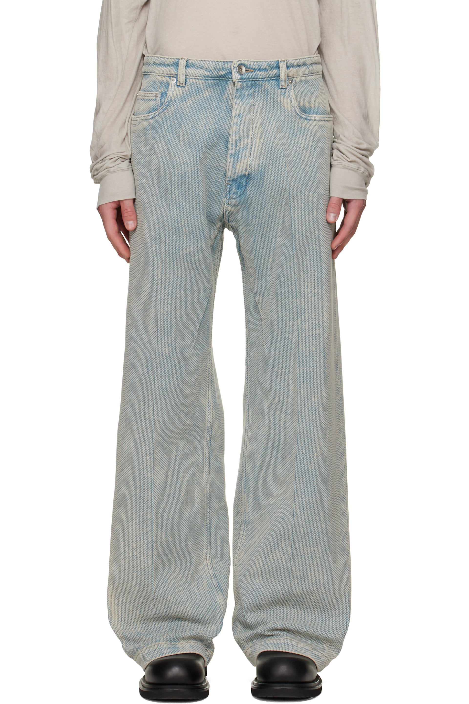Rick Owens - Jean Geth bleu - Tower