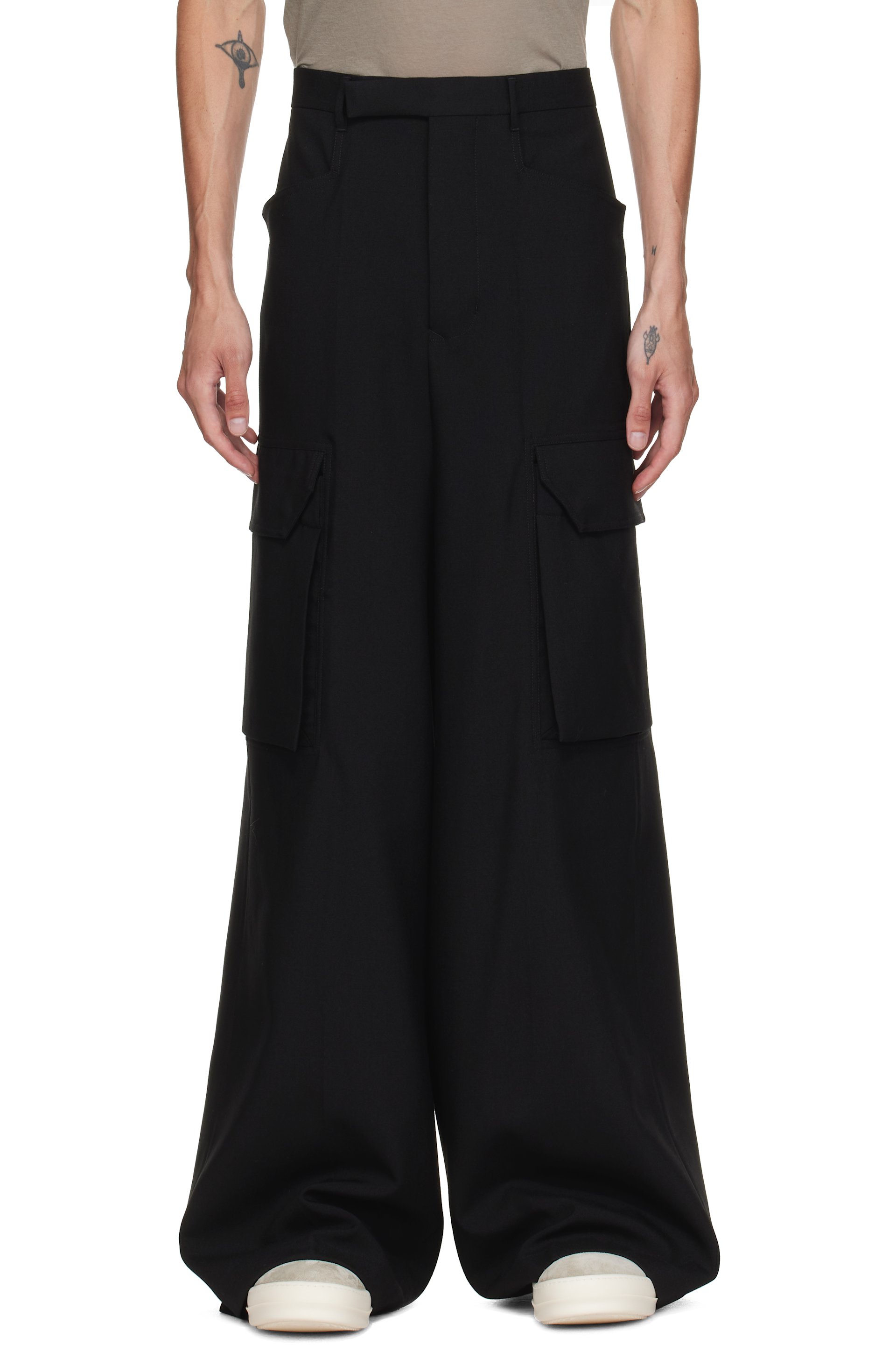 Rick Owens - Pantalon cargo Mastodon Firbanks noir - Tower