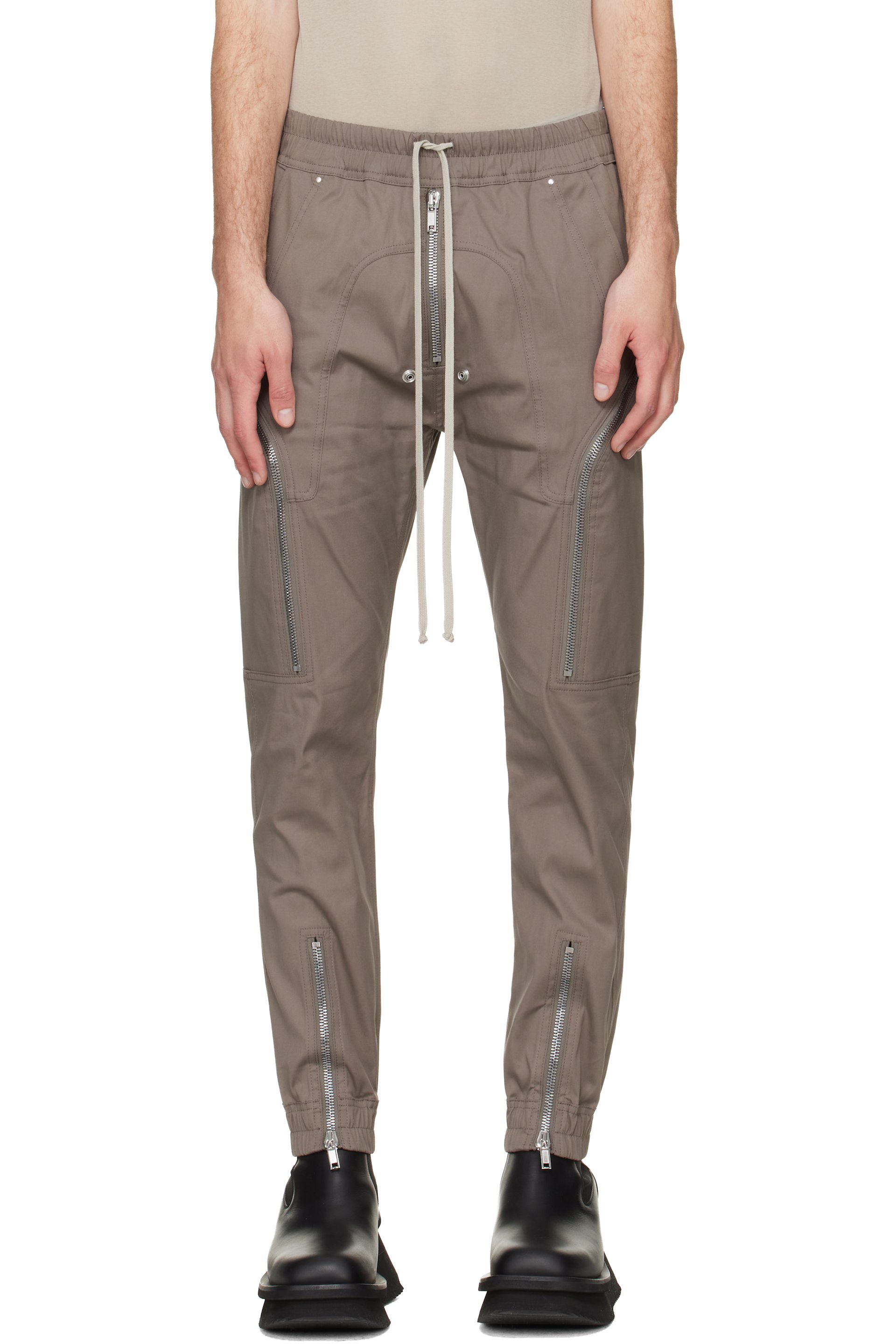 Rick Owens - Pantalon cargo Heizer gris - Tower
