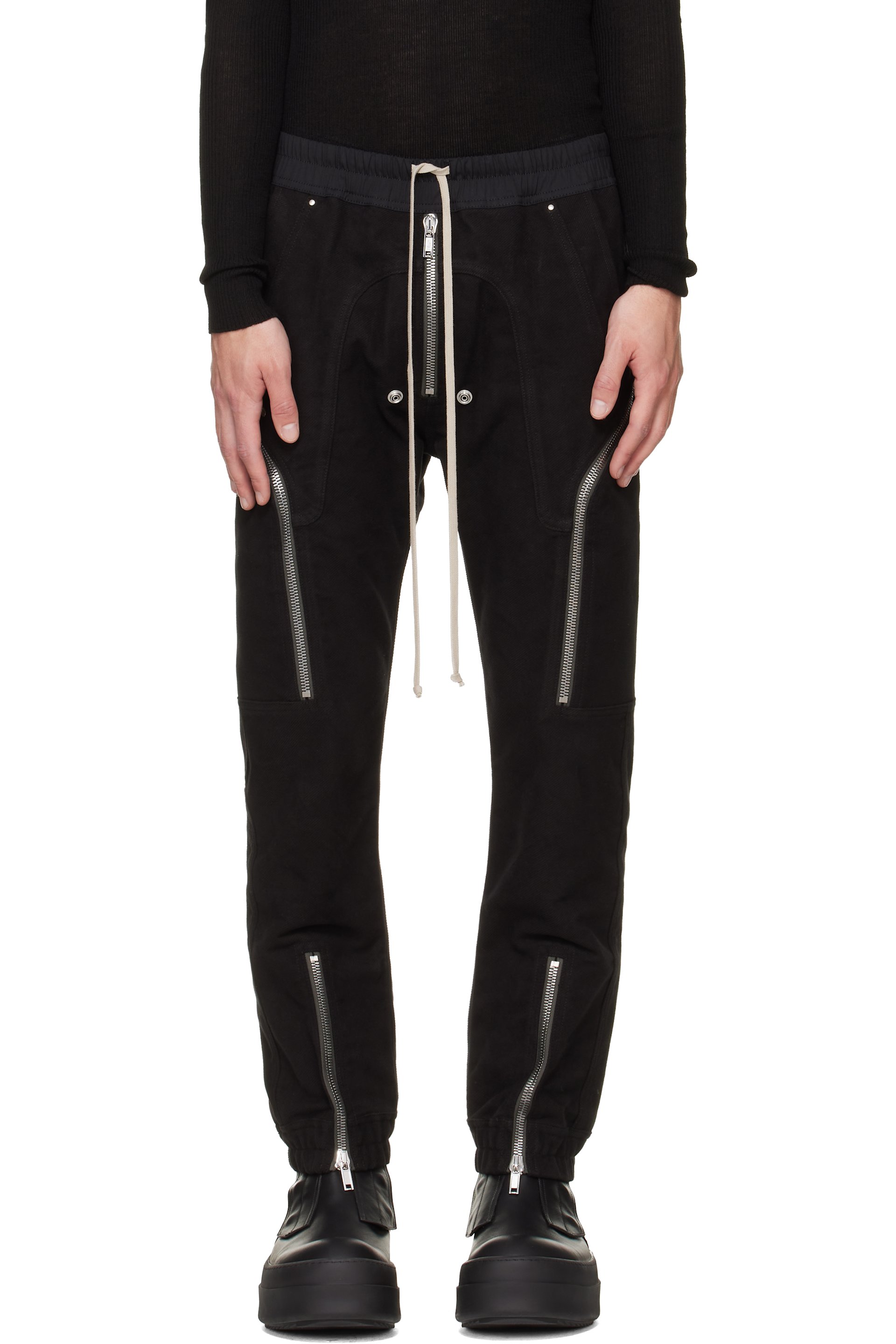 Rick Owens - Pantalon cargo Heizer noir - Tower