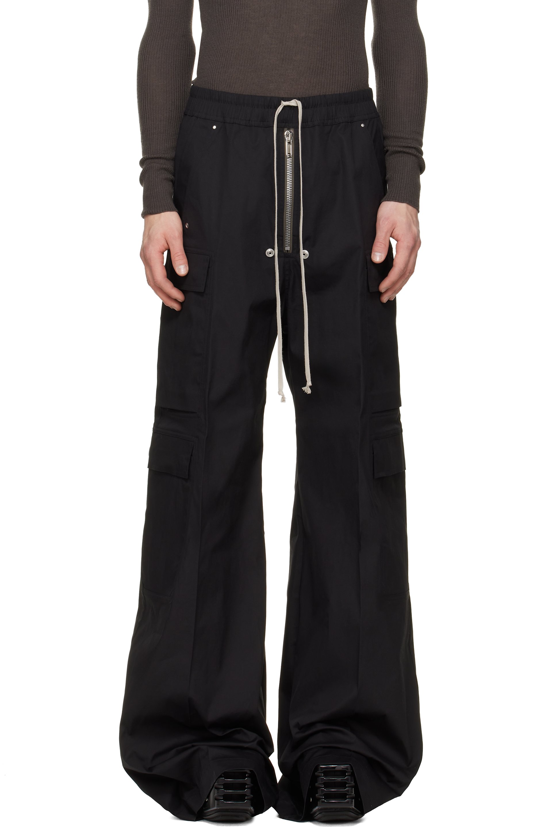 Rick Owens - Black Tower Cargobelas Cargo Pants
