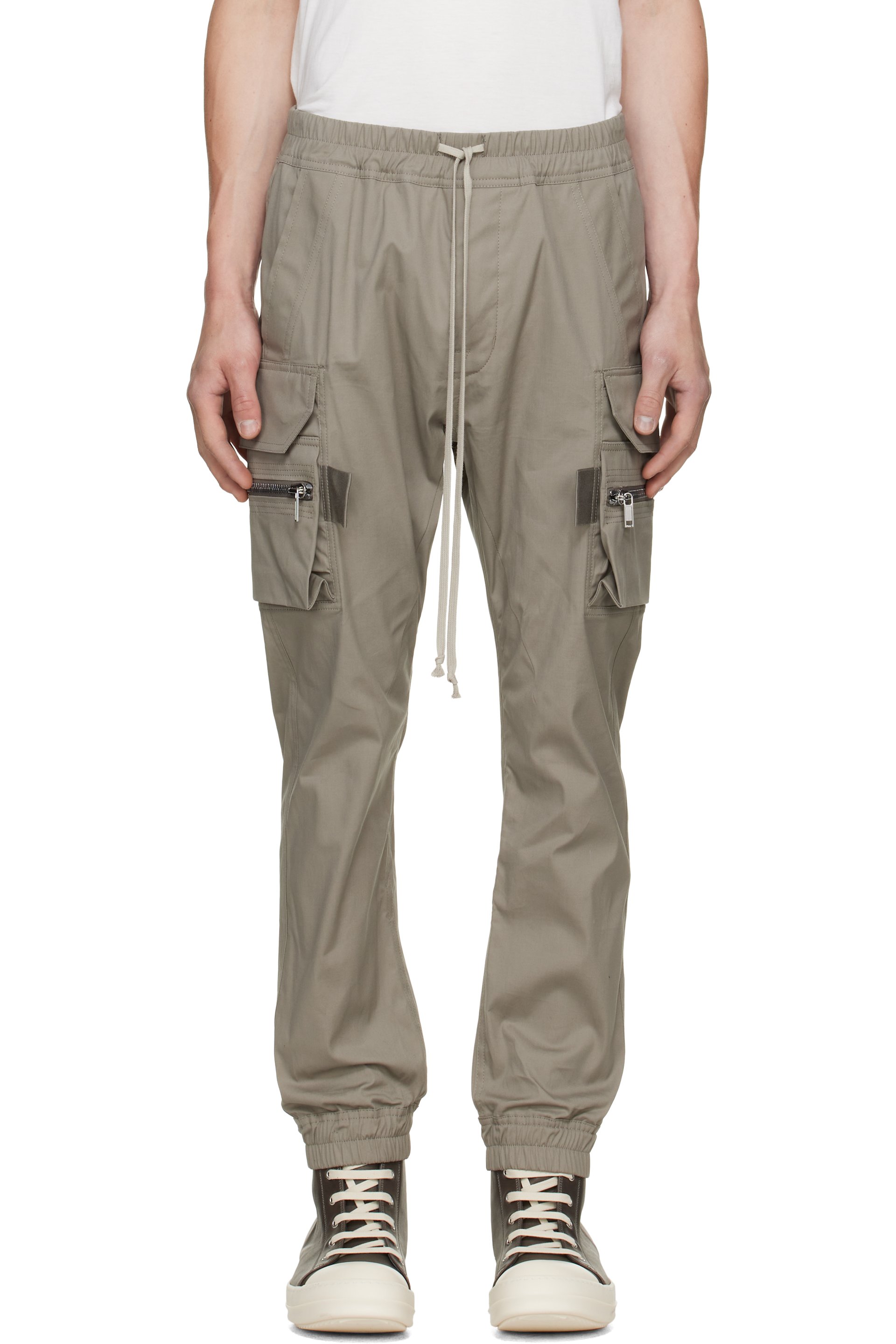 Rick Owens - Gray Tower Mastodon Cargo Pants