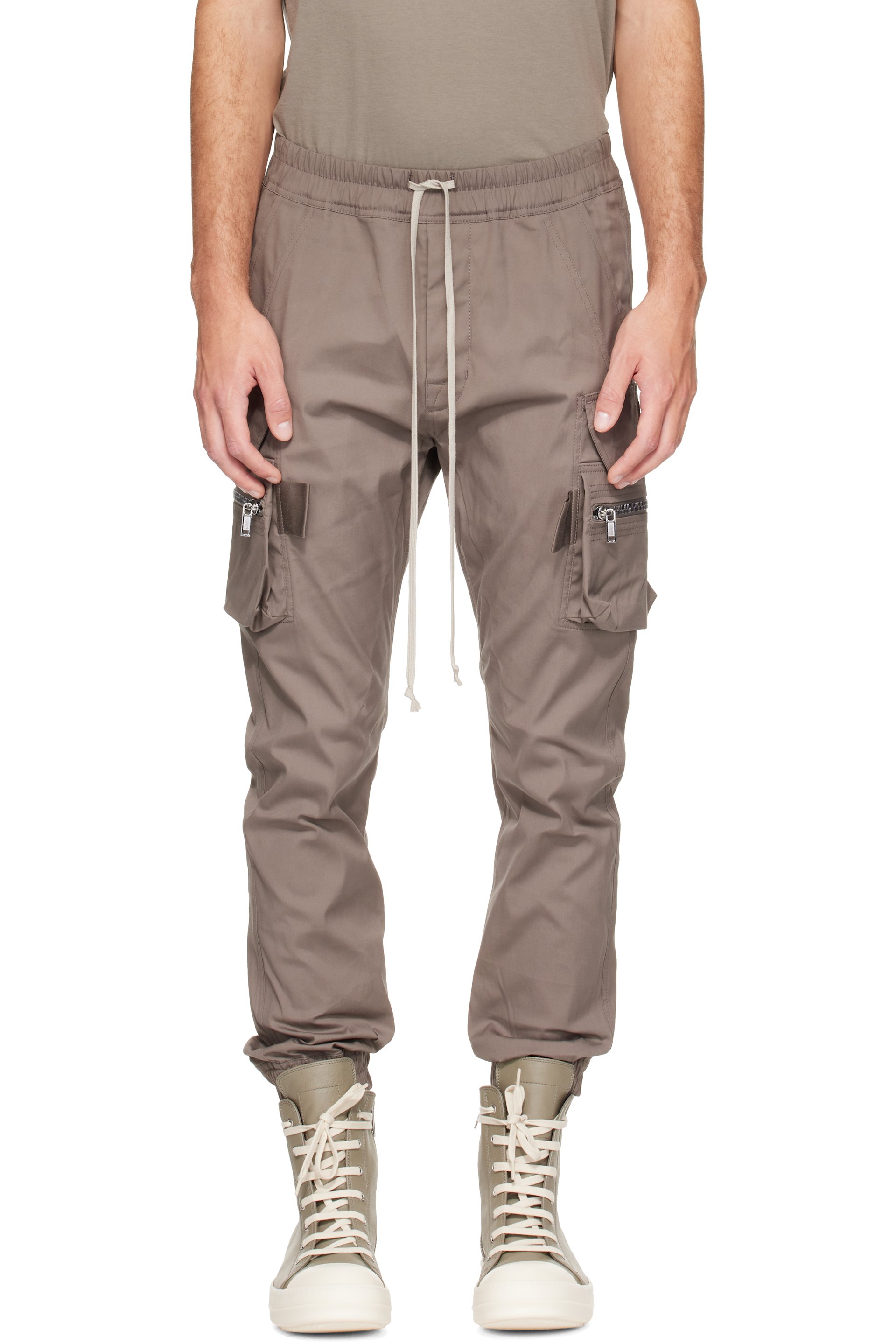 Rick Owens - Gray Tower Mastodon Cargo Pants