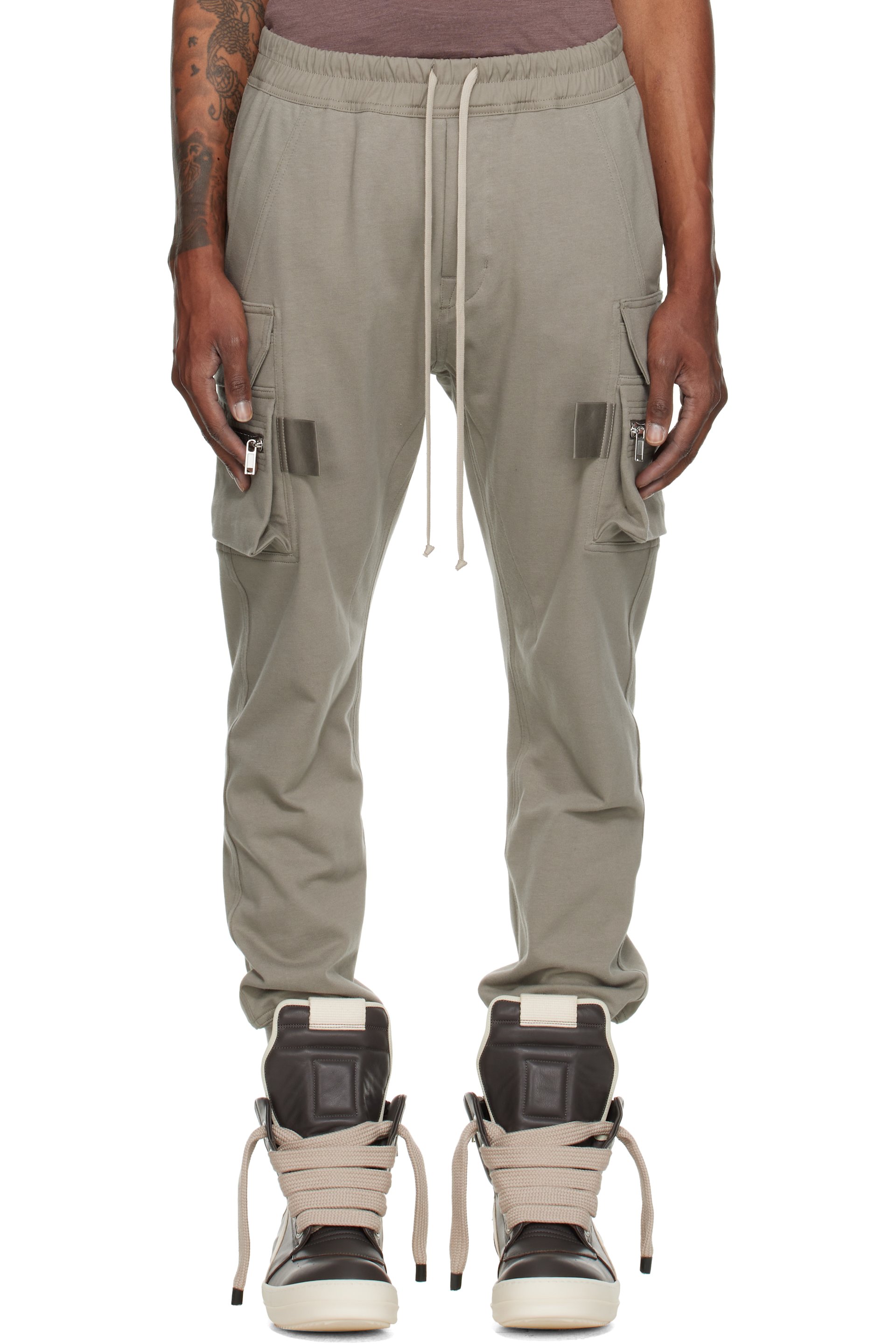 Rick Owens - Taupe Tower Mastodon Cargo Pants