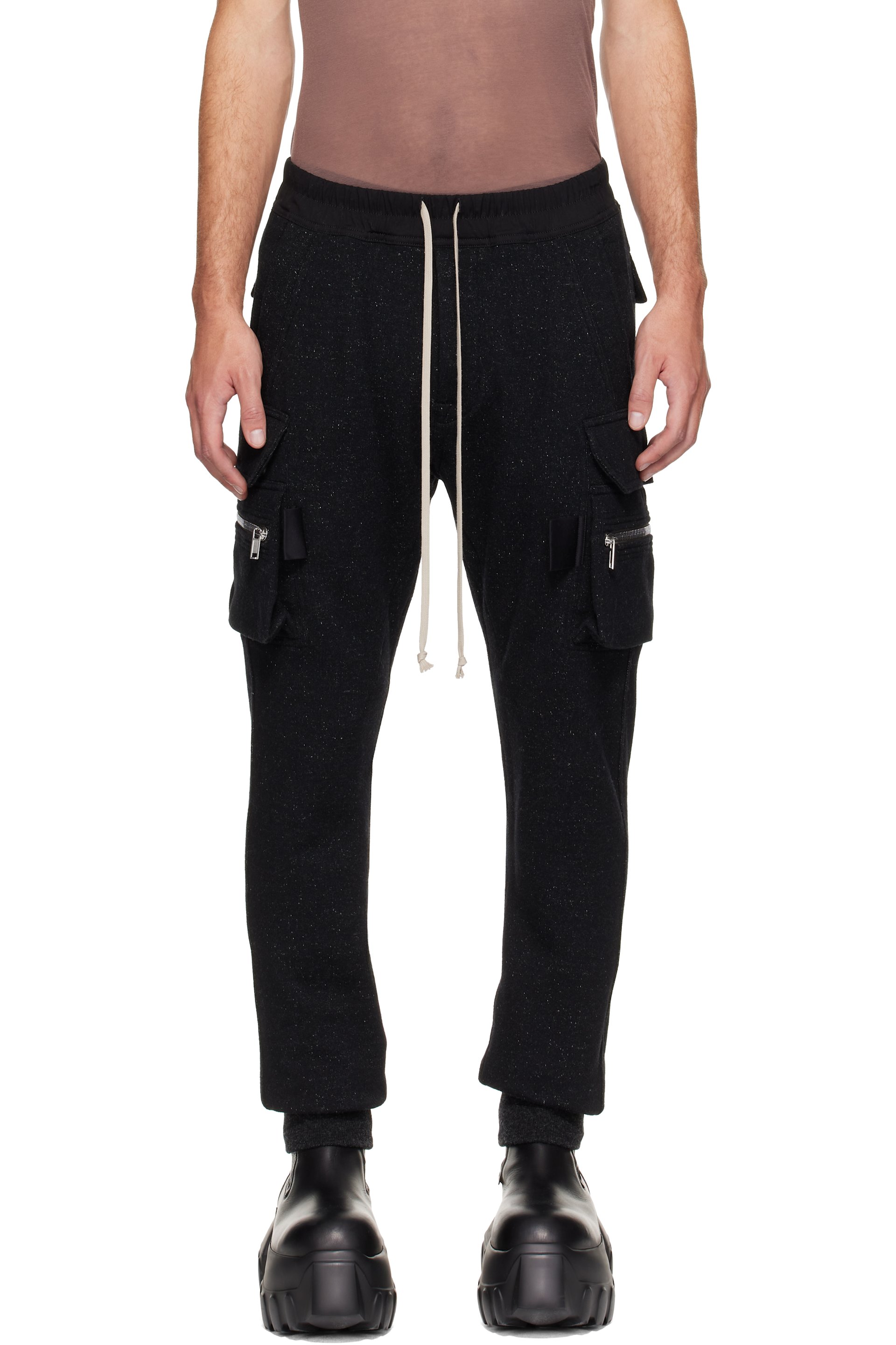 Rick Owens - Black Tower Mastodon Cargo Pants