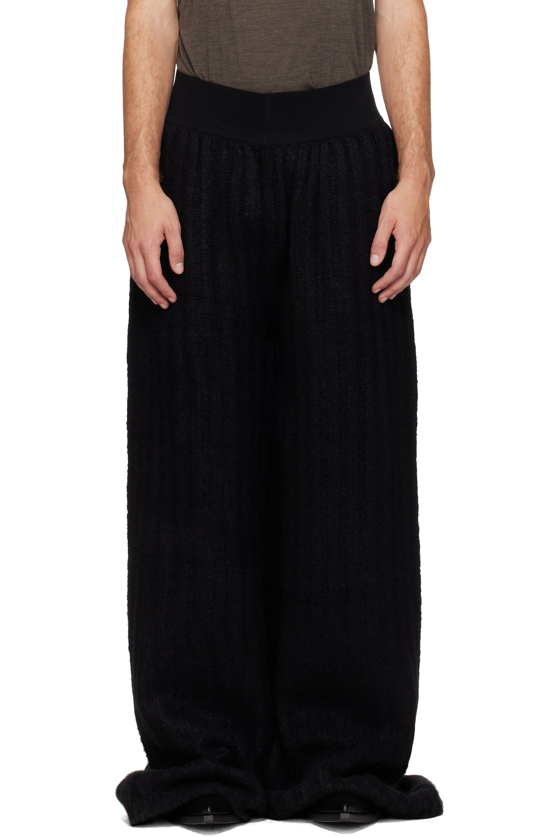 Rick Owens - Black Tower Rib Lounge Pants